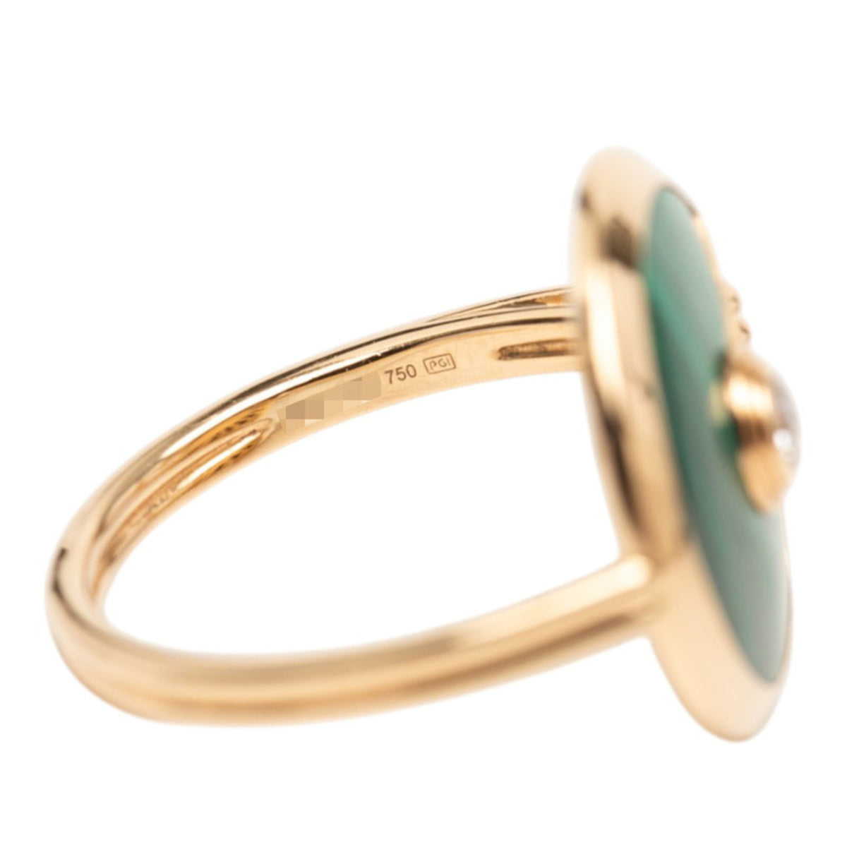 Cartier Gold Green Yellow Gold (18K) Band Ring (Pre-Owned)