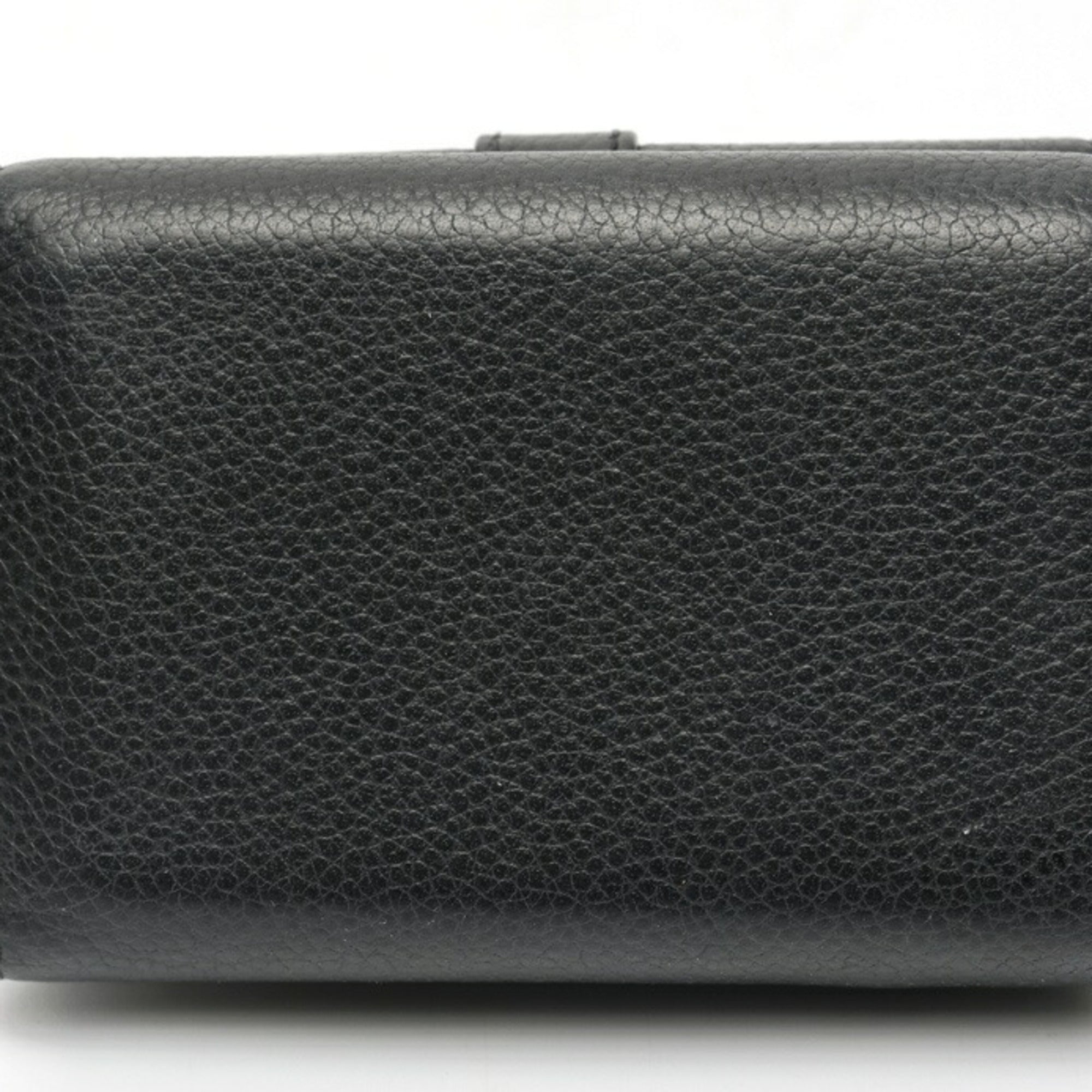 Saint Laurent Black Leather Wallet (Tri-Fold) (Pre-Owned)