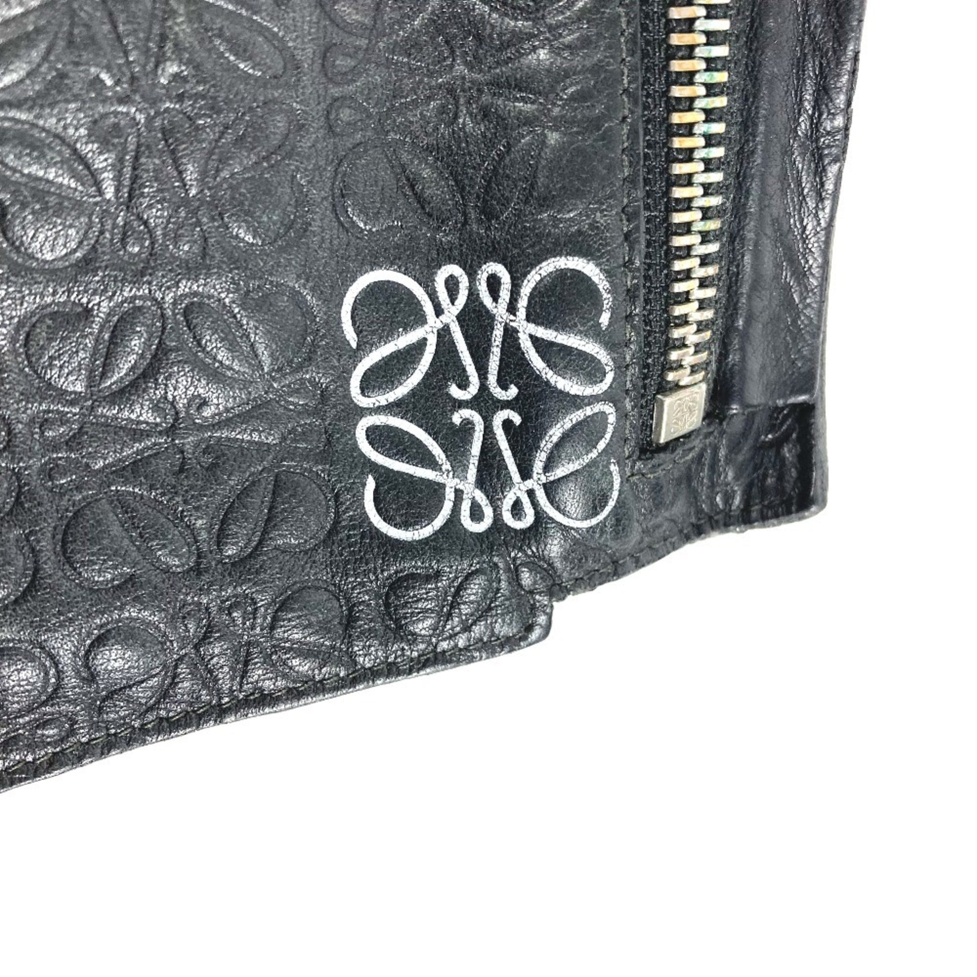 Loewe Black Leather Clutch Bag (Pre-Owned)