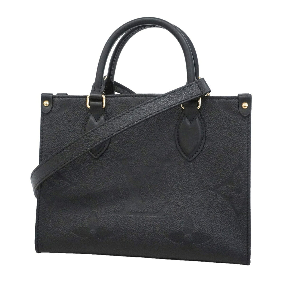 Louis Vuitton Noir Handbag (Pre-Owned)