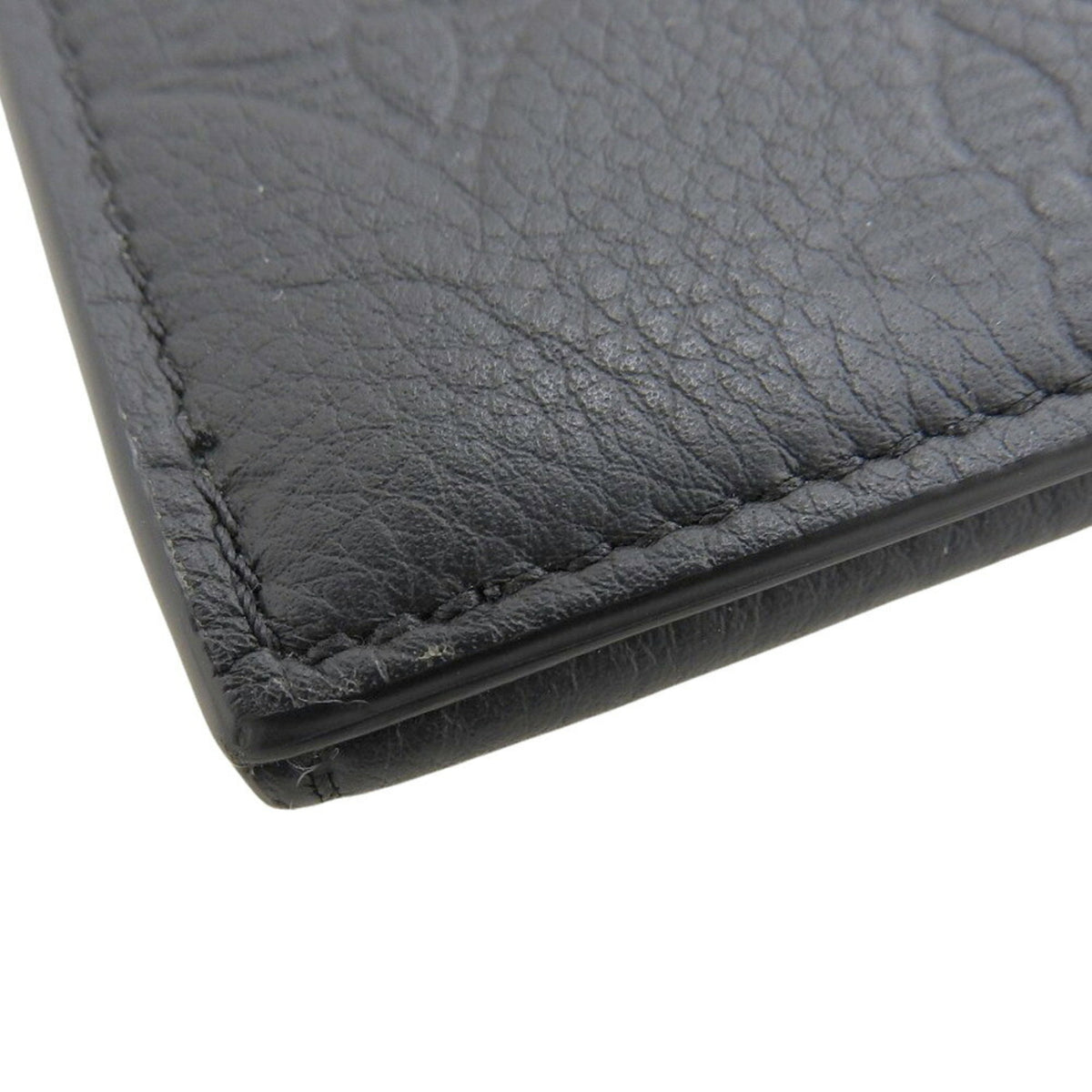 Louis Vuitton Black Noir Monogram Shadow Coin Purse/Coin Case (Pre-Owned)
