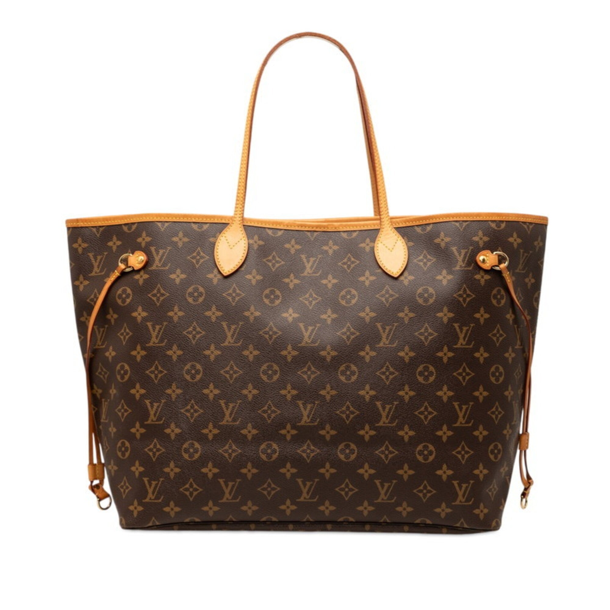 Louis Vuitton Brown Pvc Leather Shoulder Bag Tote Bag (Pre-Owned)
