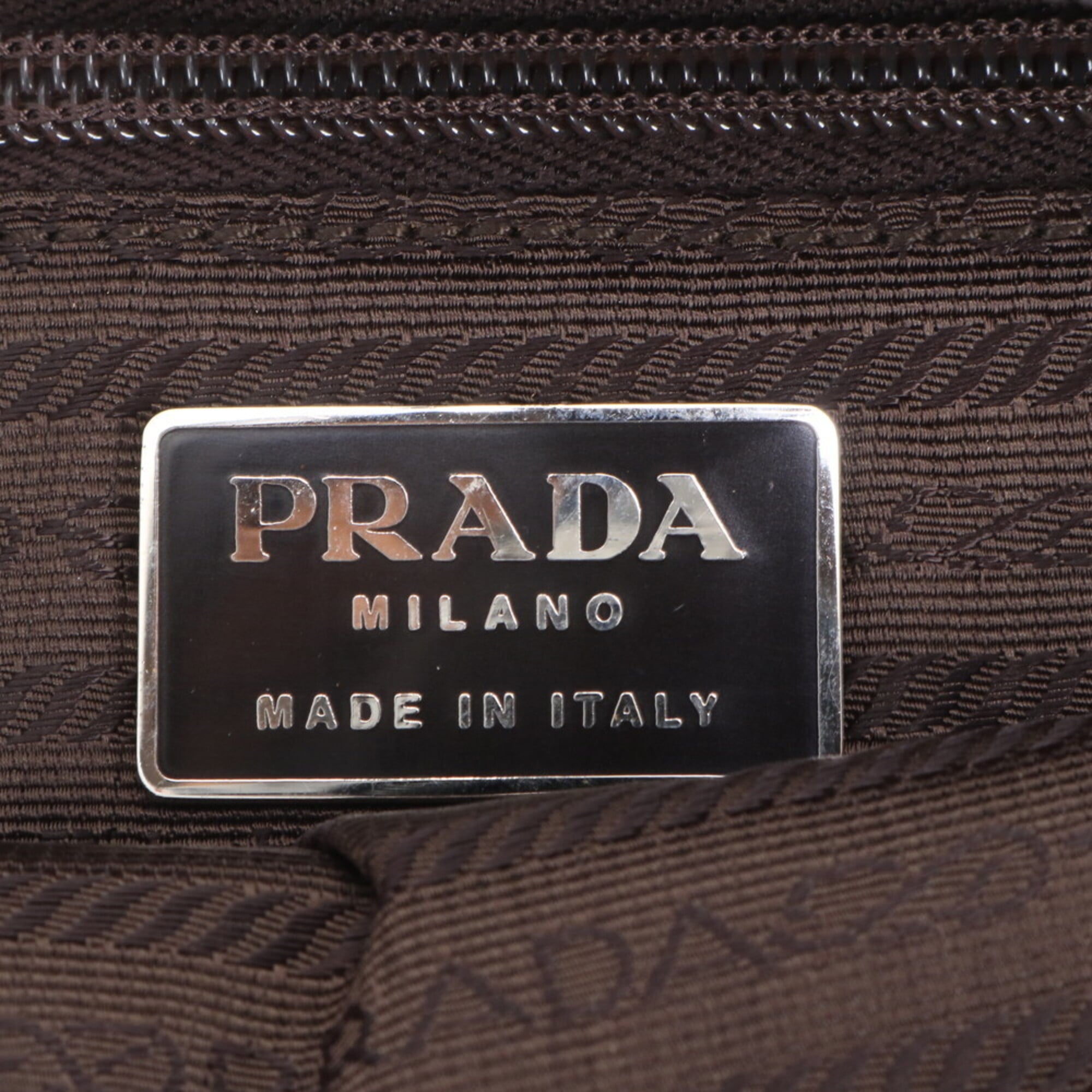 Prada Green Khaki Handbag Shoulder Bag Tote Bag (Pre-Owned)