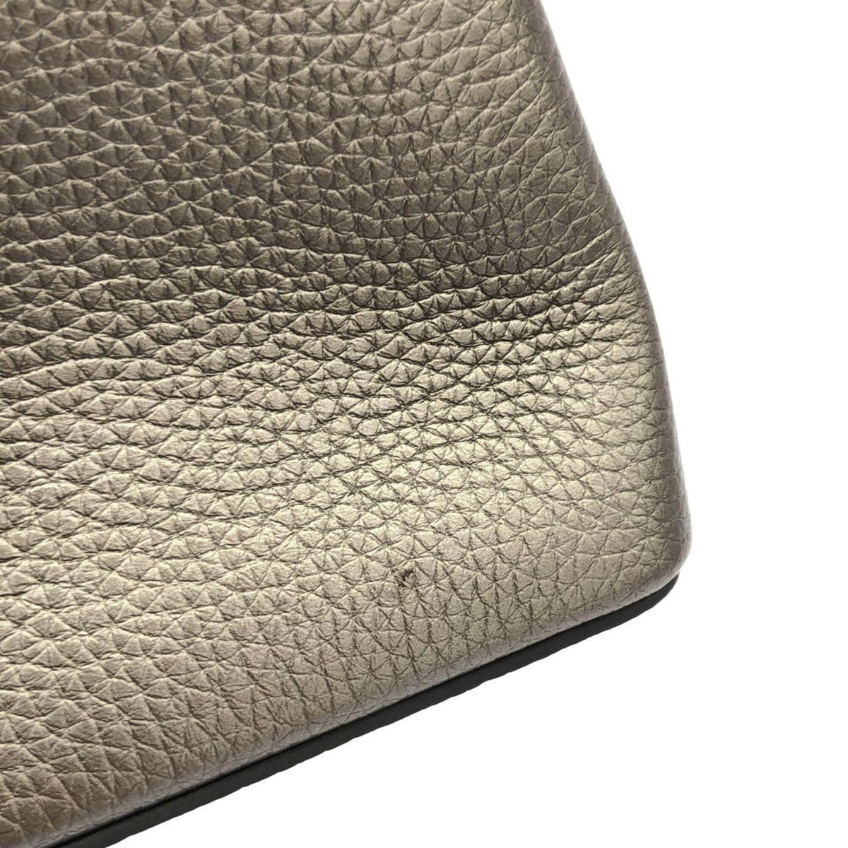 Louis Vuitton Beige Brown Leather Handbag (Pre-Owned)
