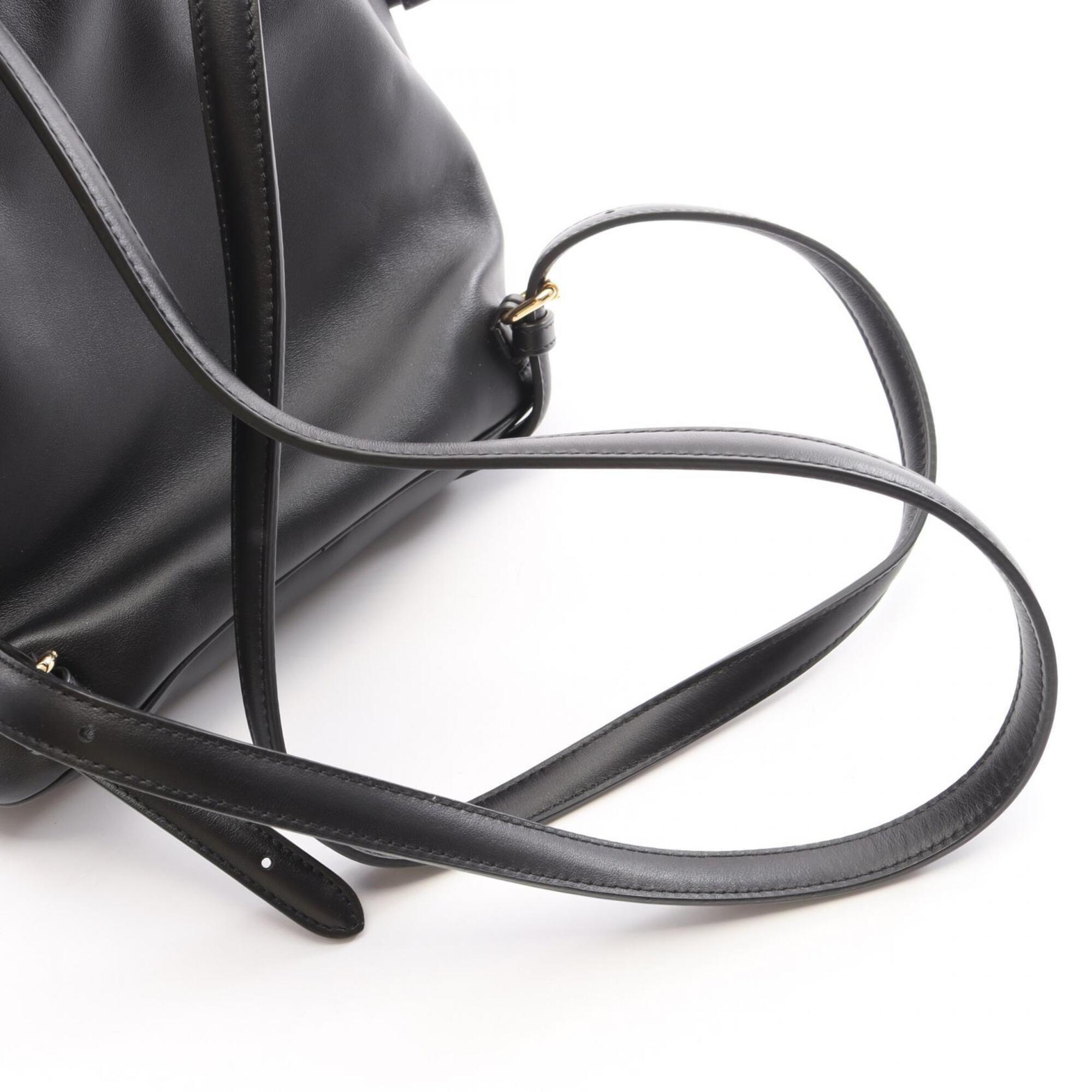 Fendi Black Leather Backpack (Pre-Owned)