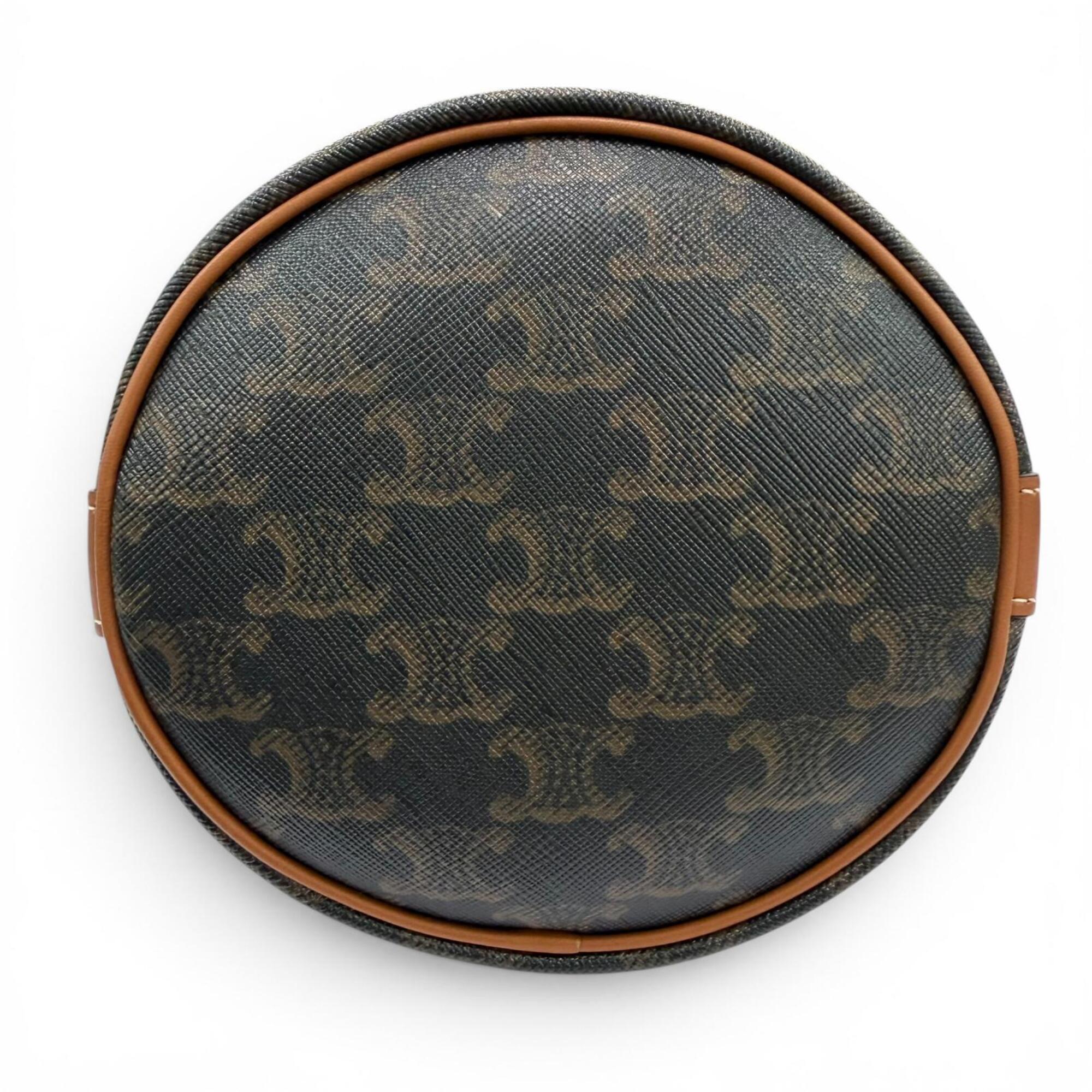 Celine Canvas Shoulder Bag (Pre-Owned)
