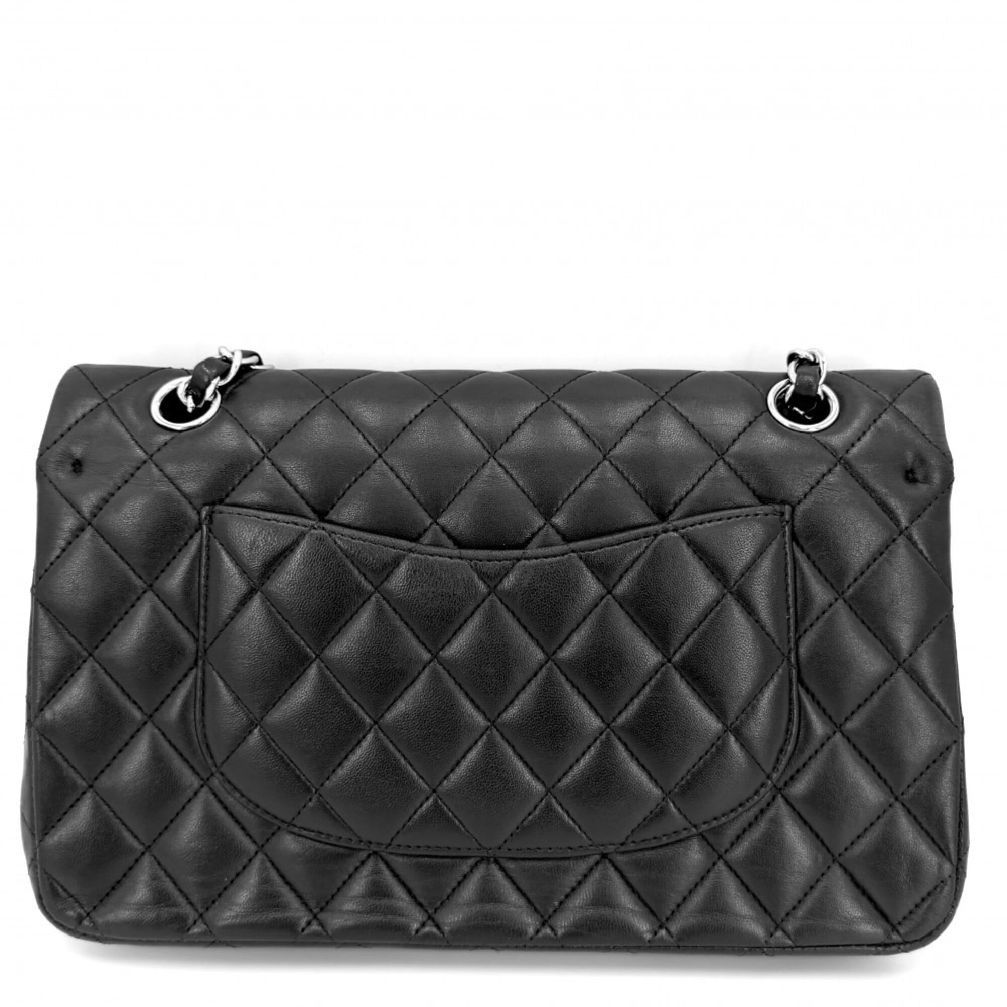 Chanel Black Leather Shoulder Bag (Pre-Owned)