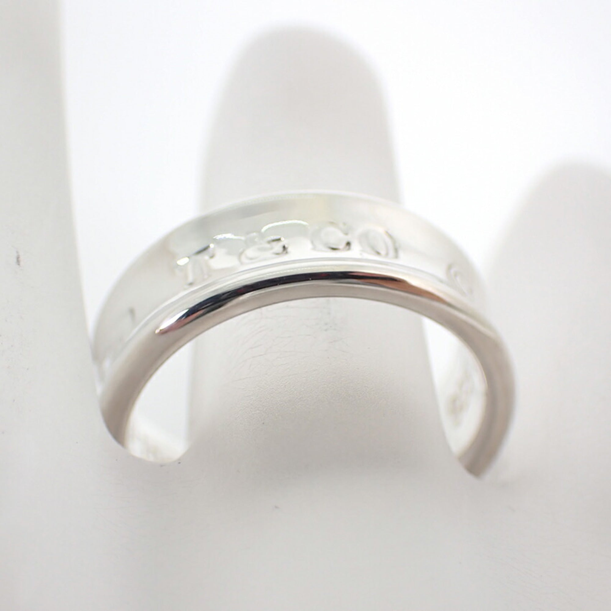 Tiffany Sterling Silver 925 Band Ring (Pre-Owned)