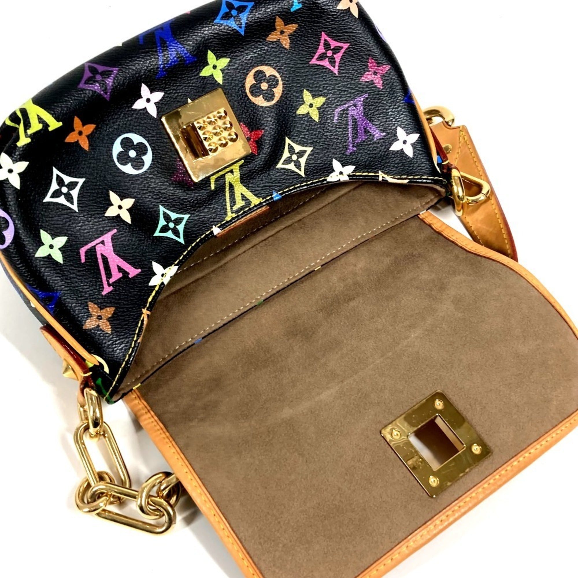Louis Vuitton Monogram Multicolore Black Noir Monogram Multicolore Handbag Shoulder Bag (Pre-Owned)