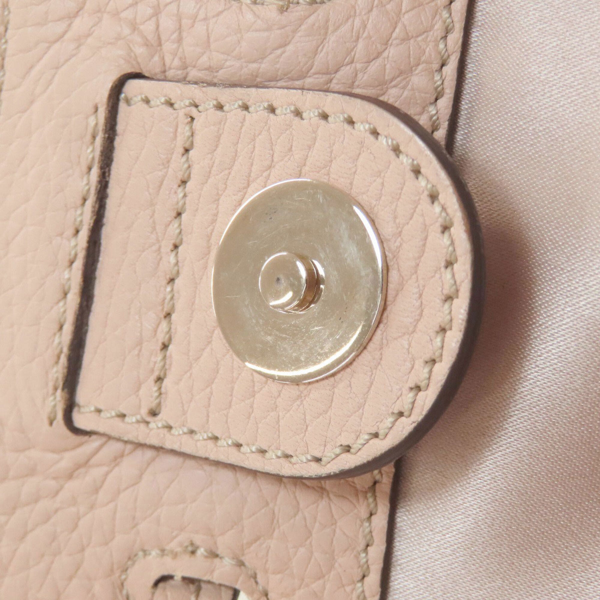 Tod's Pink Leather Tote Bag (Pre-Owned)