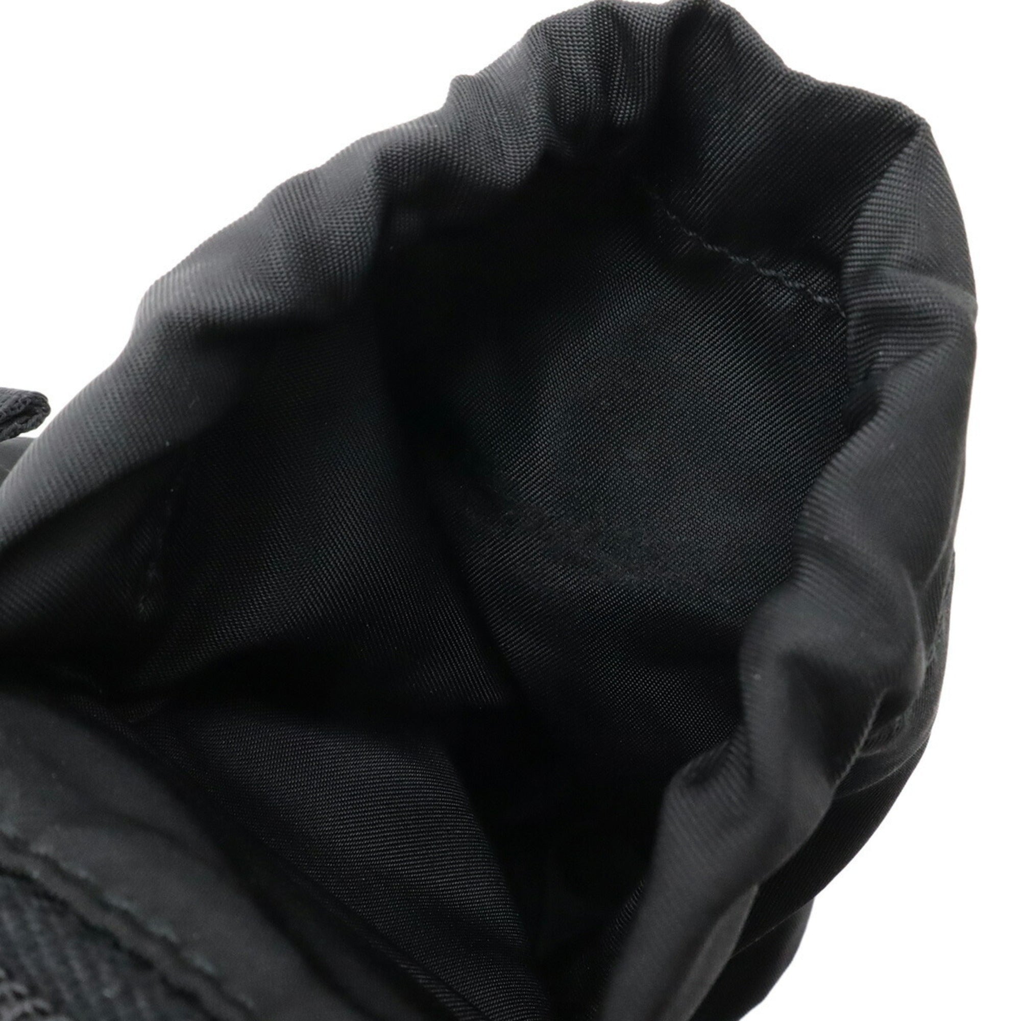 Prada Black Nero Nylon Fanny Pack Pouch Sling Bag (Pre-Owned)
