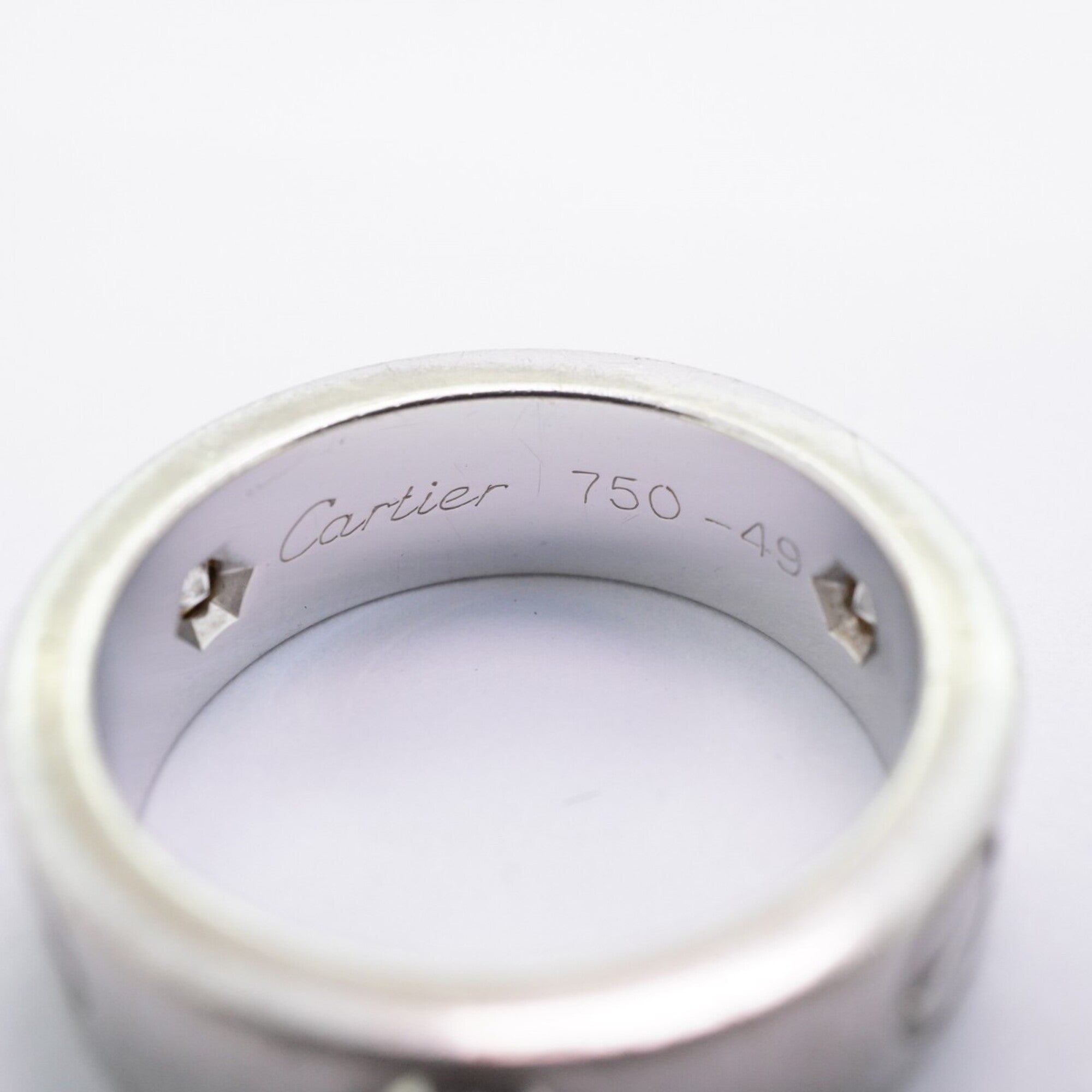 Cartier White Gold (18K) Band Ring (Pre-Owned)