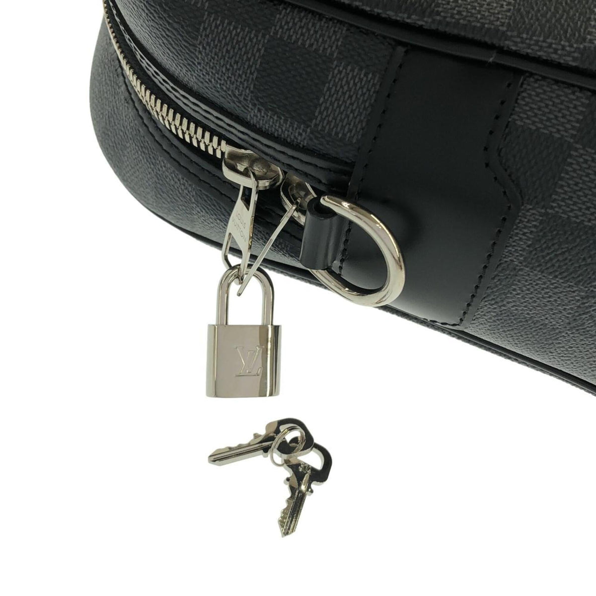 Louis Vuitton Graphite Coated Canvas Handbag (Pre-Owned)