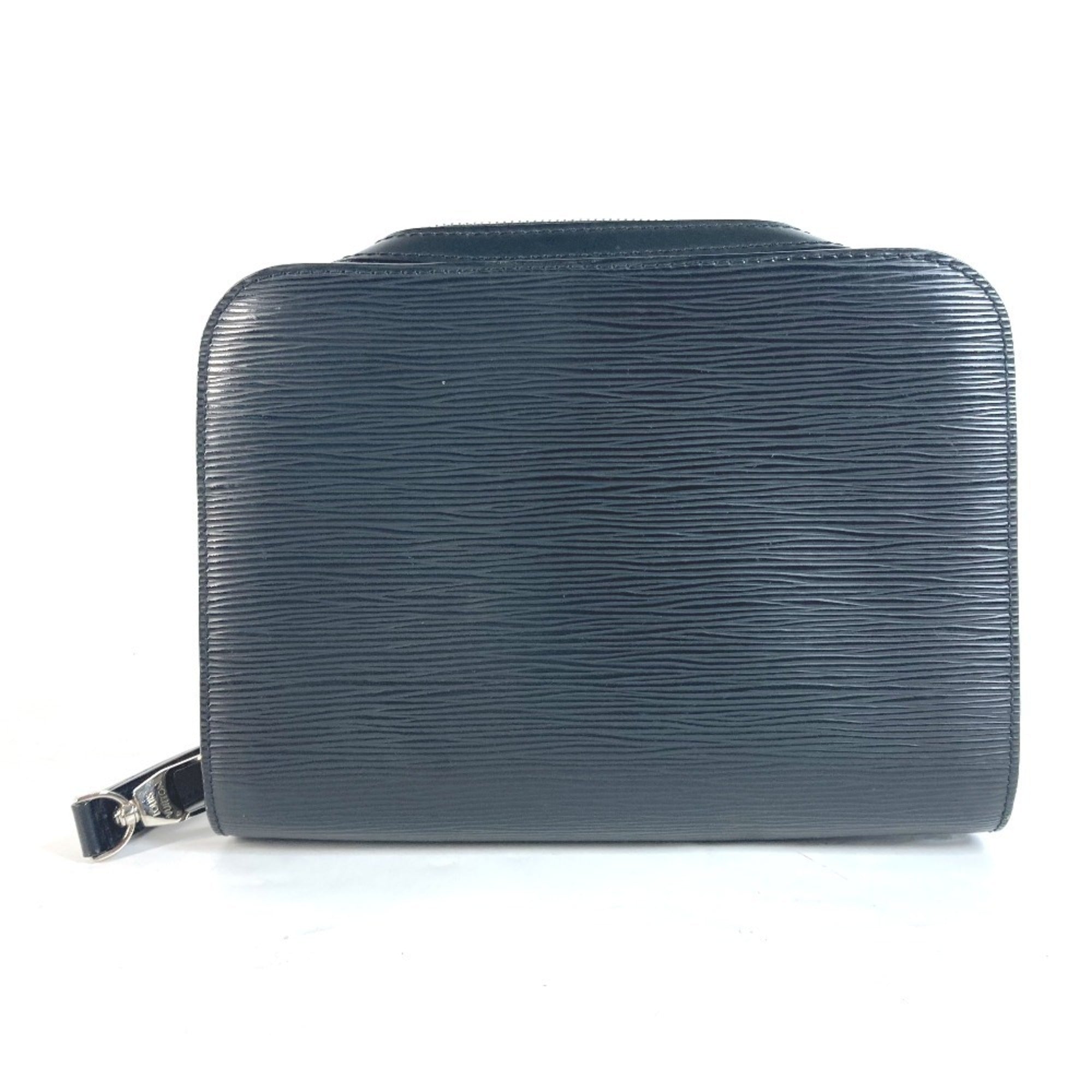 Louis Vuitton Black Noir Epi Leather Clutch Bag (Pre-Owned)