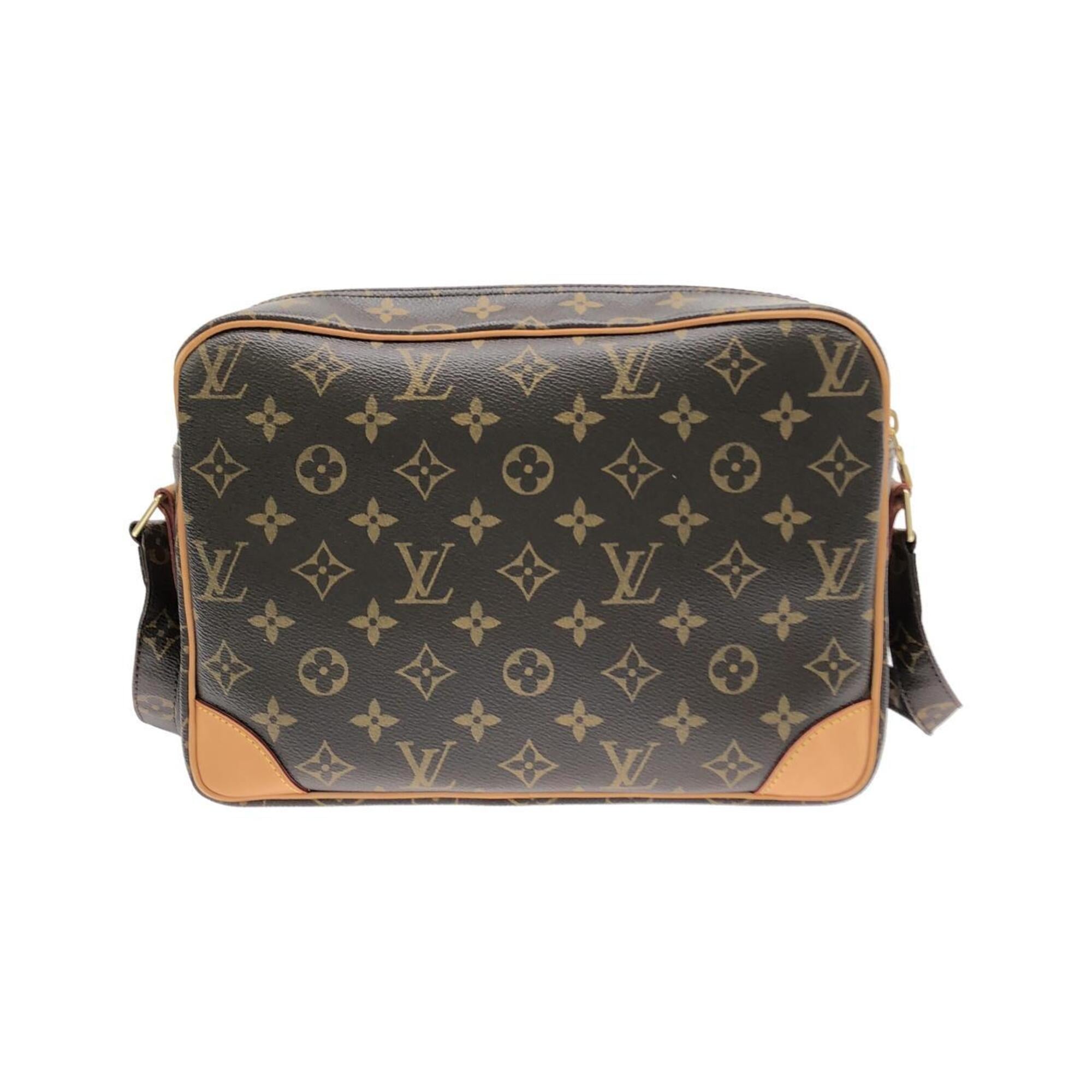 Louis Vuitton Brown Coated Canvas Shoulder Bag (Pre-Owned)