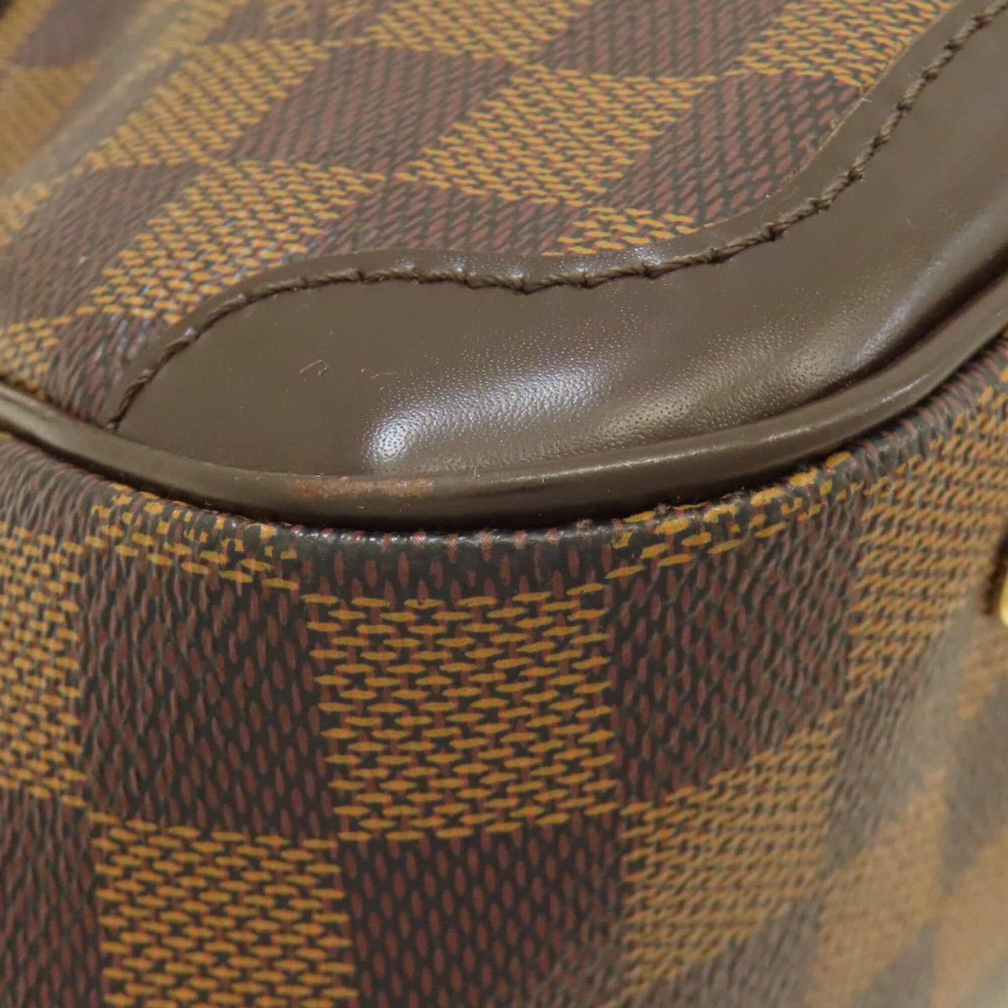 Louis Vuitton Brown Damier Canvas Ebene Damier Canvas Handbag (Pre-Owned)
