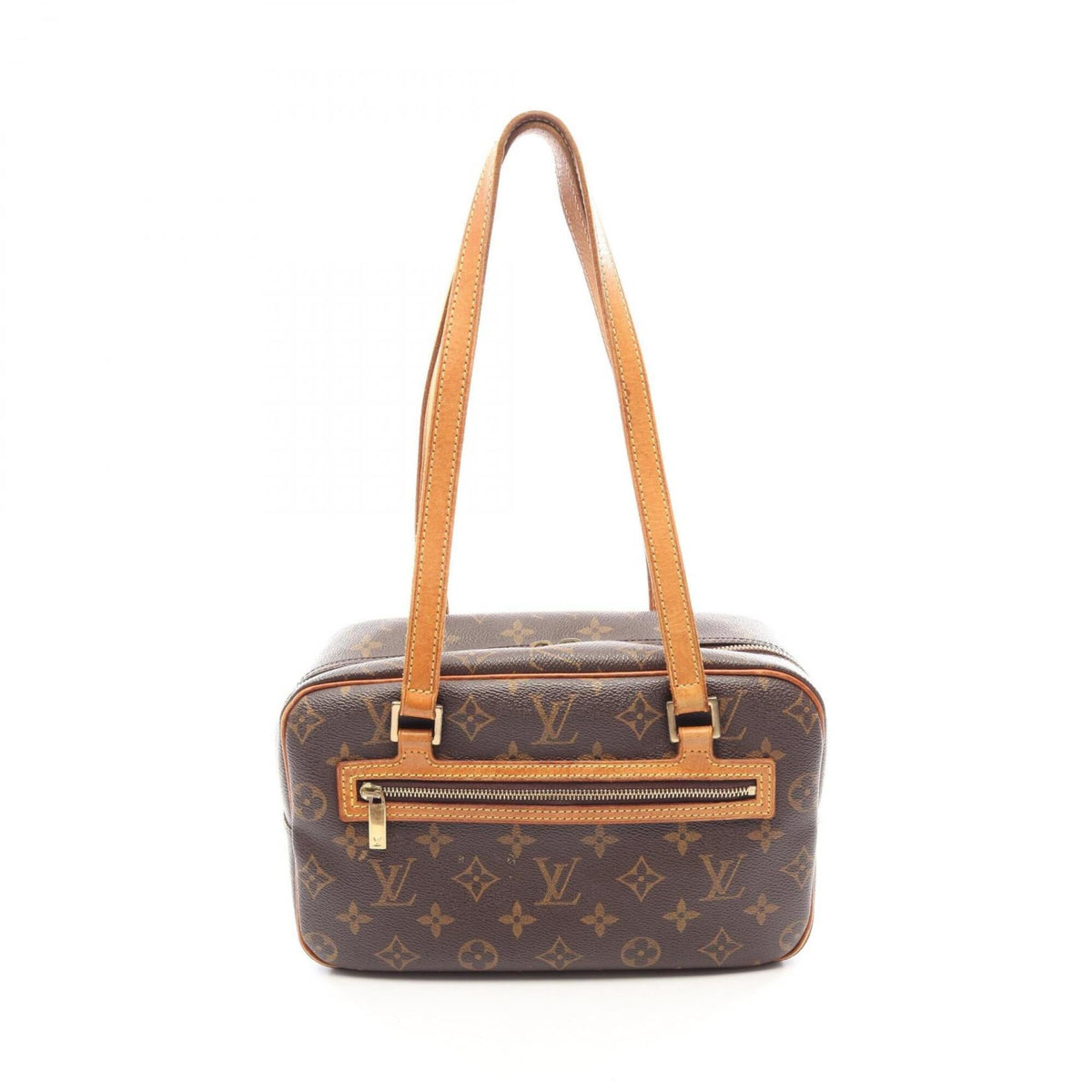 Louis Vuitton Brown Monogram Coated Canvas Pvc Handbag Shoulder Bag (Pre-Owned)