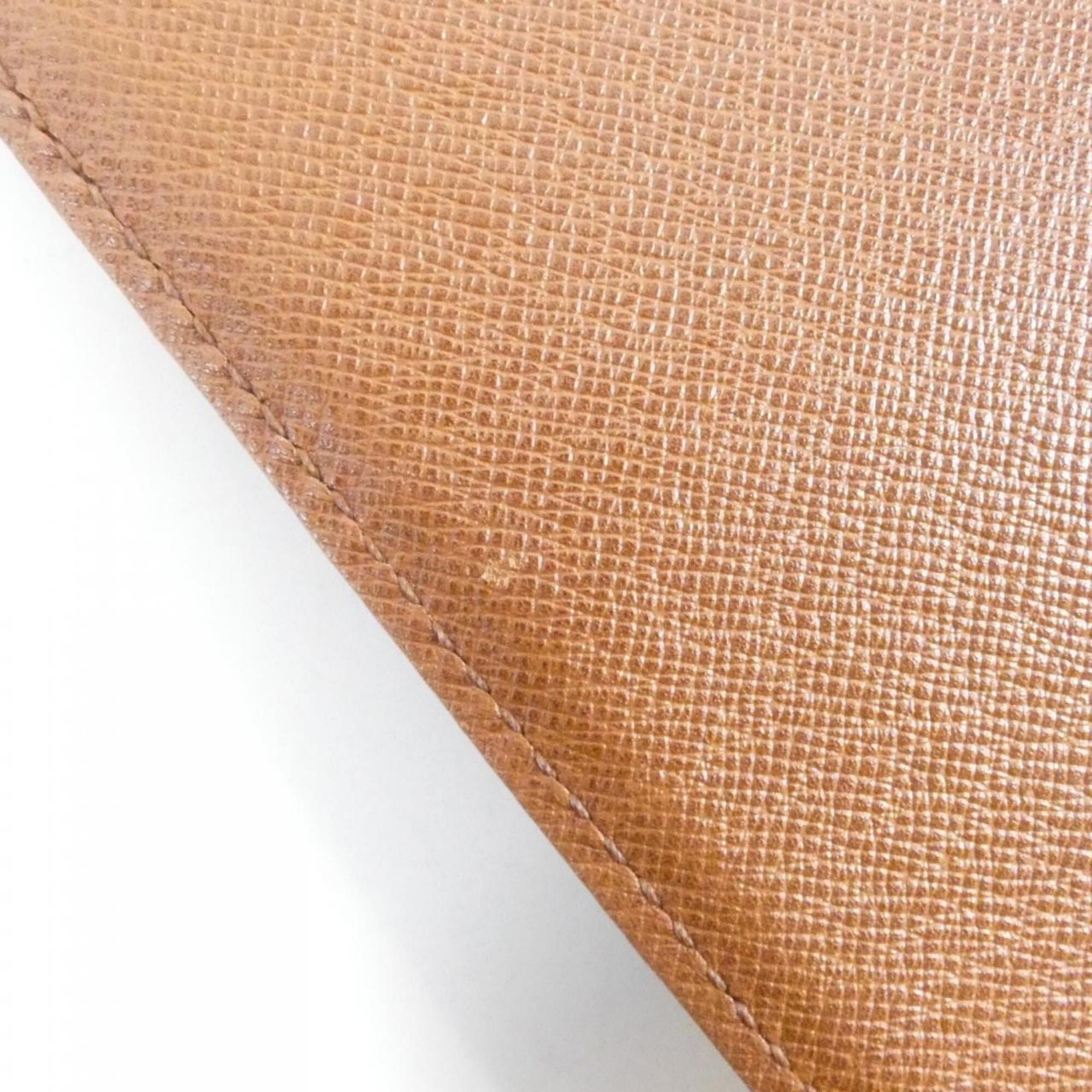Louis Vuitton Marron Coated Canvas Shoulder Bag (Pre-Owned)