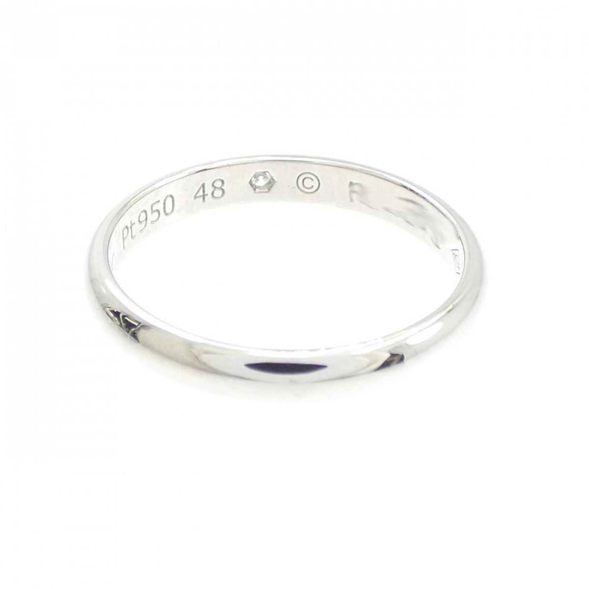 Cartier Platinum 950 Band Ring (Pre-Owned)