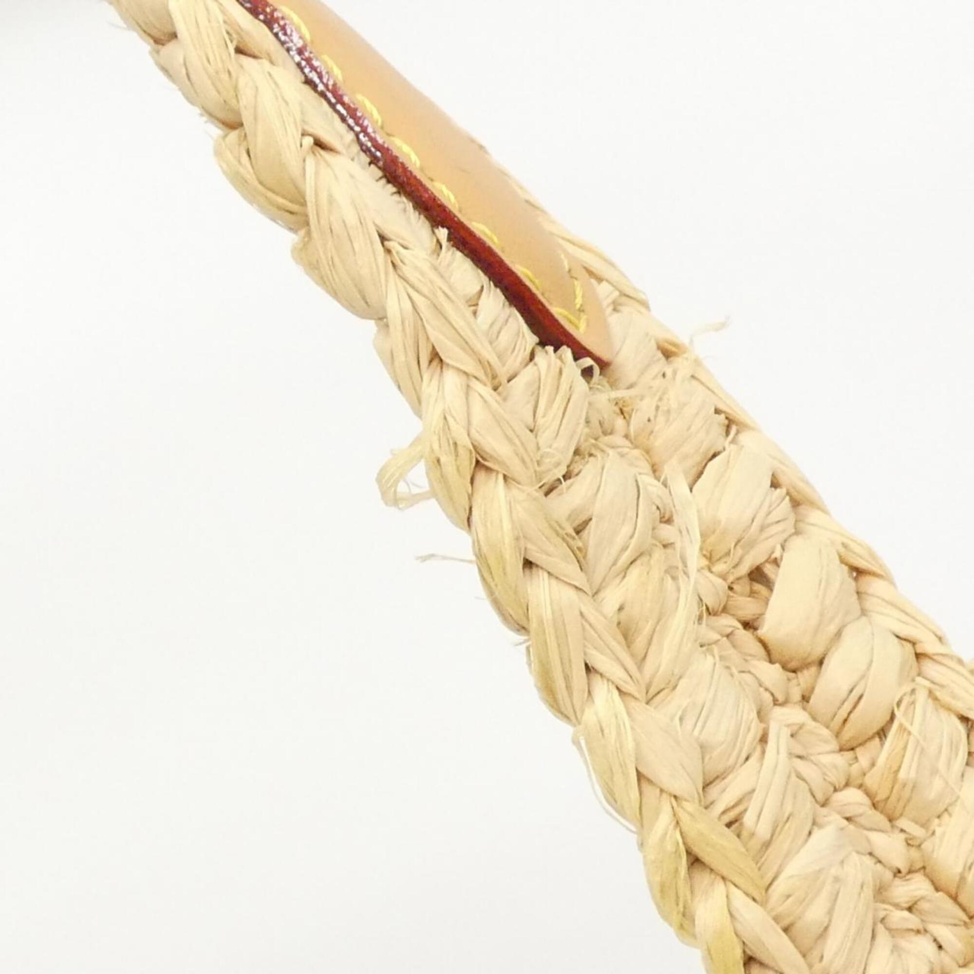 Louis Vuitton Beige Natural Raffia Handbag (Pre-Owned)