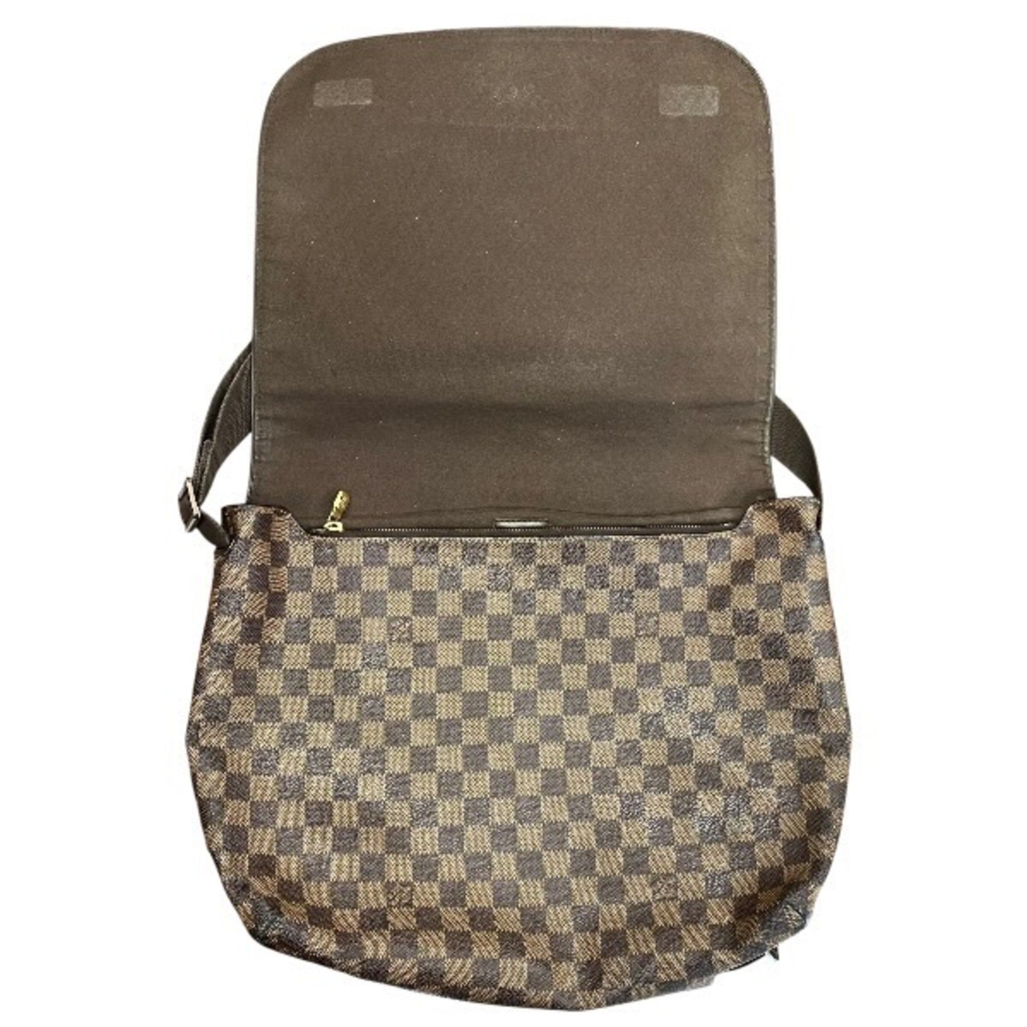 Louis Vuitton Brown Handbag Shoulder Bag (Pre-Owned)