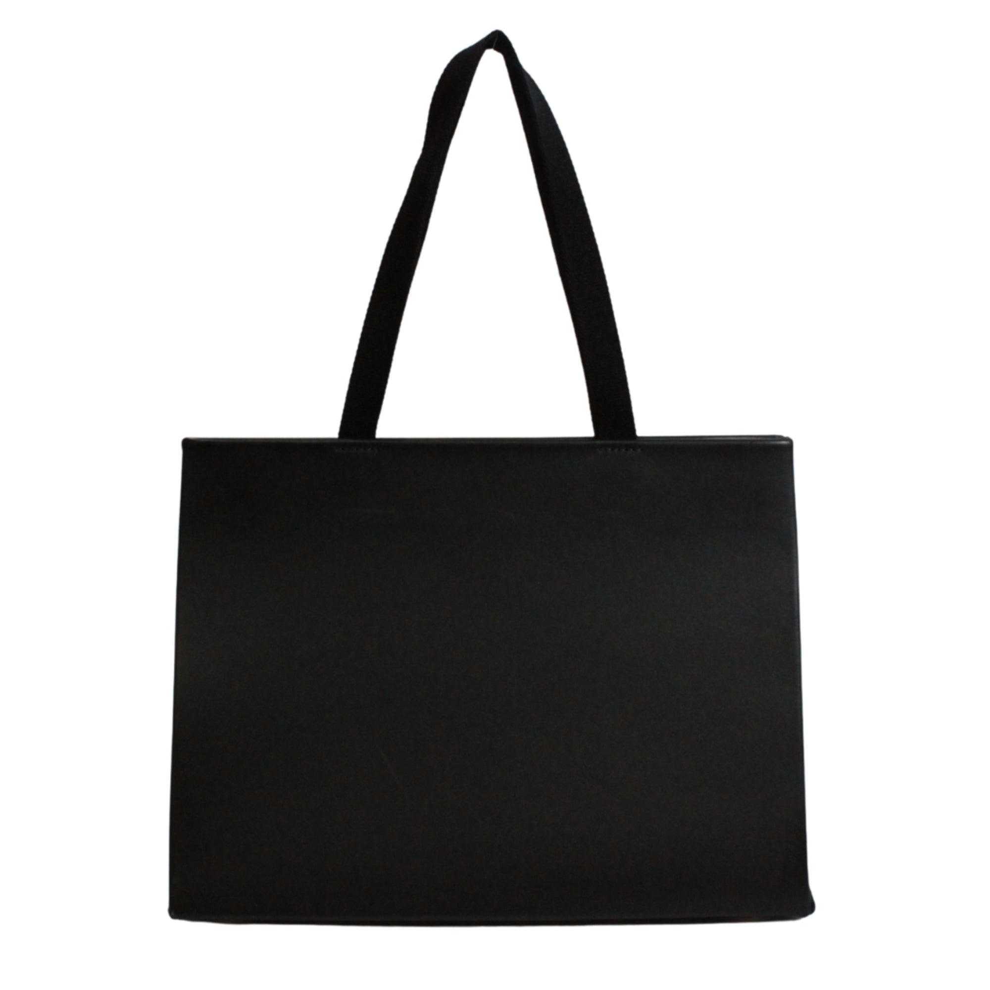 Valentino Black Leather Tote Bag (Pre-Owned)