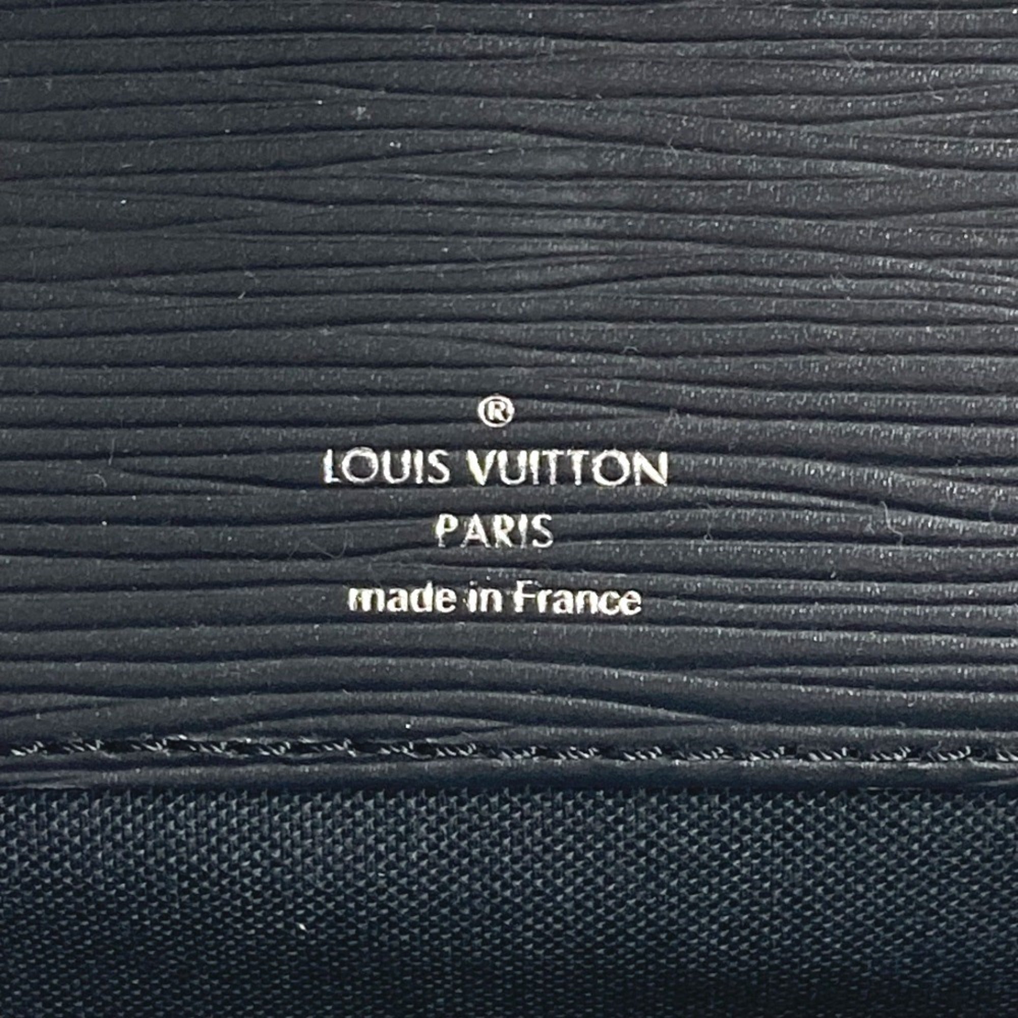 Louis Vuitton Black Noir Epi Leather Clutch Bag Pouch (Pre-Owned)