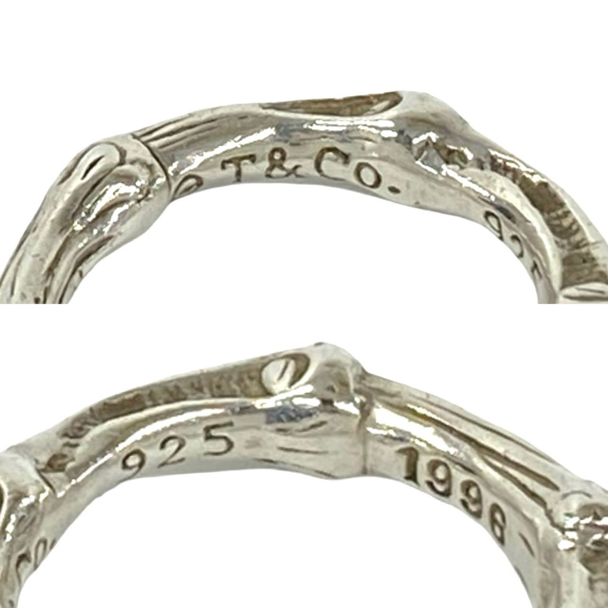 Tiffany Silver Silver 925 Band Ring (Pre-Owned)