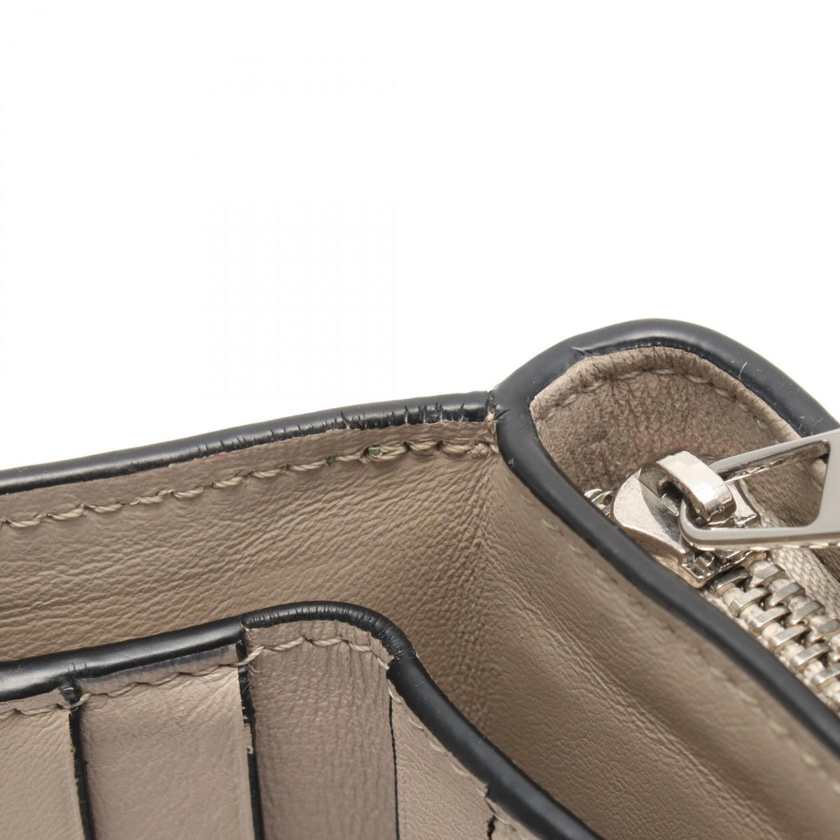Loewe Brown Green Leather Wallet (Bi-Fold) (Pre-Owned)