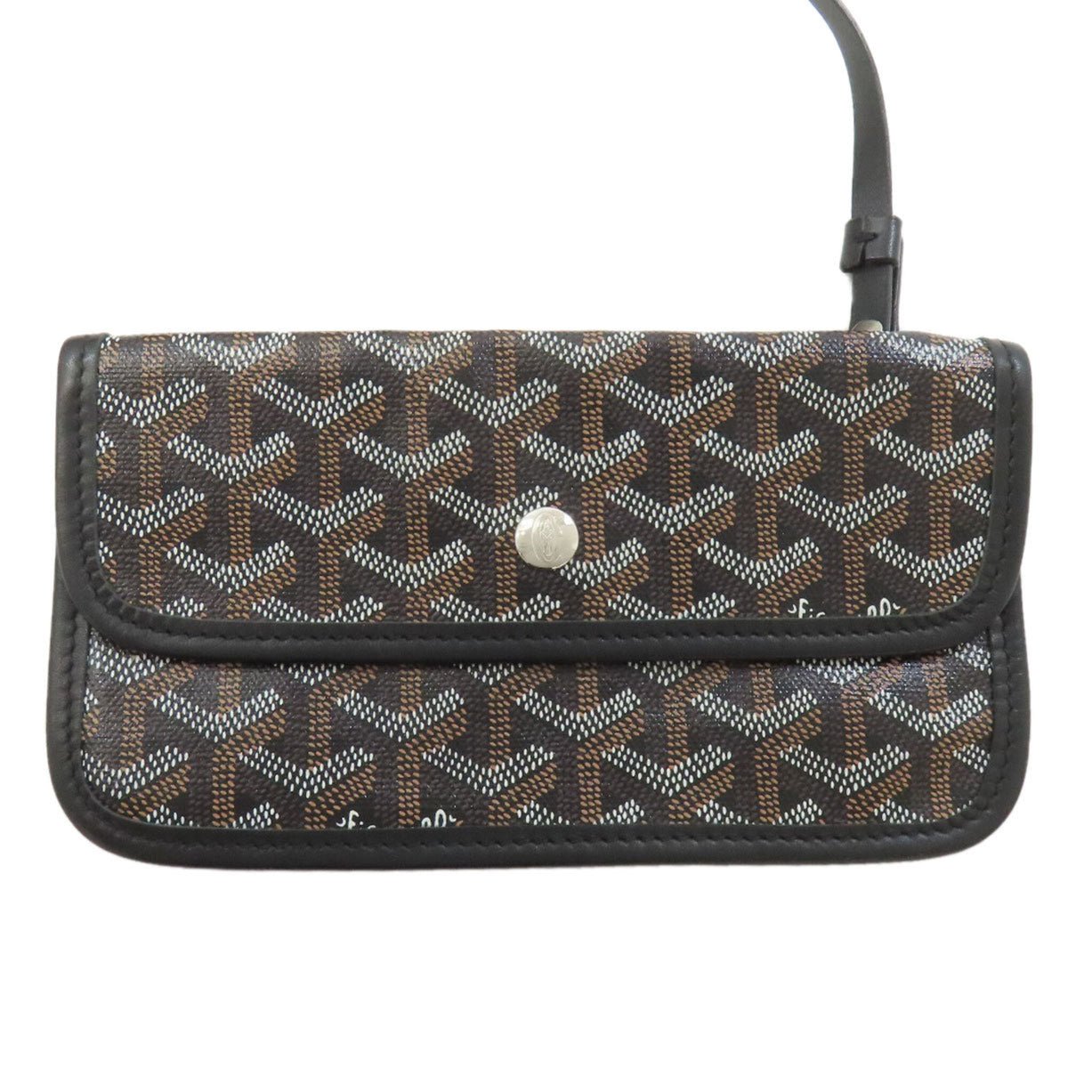 Goyard Black Brown Coated Canvas Tote Bag (Pre-Owned)