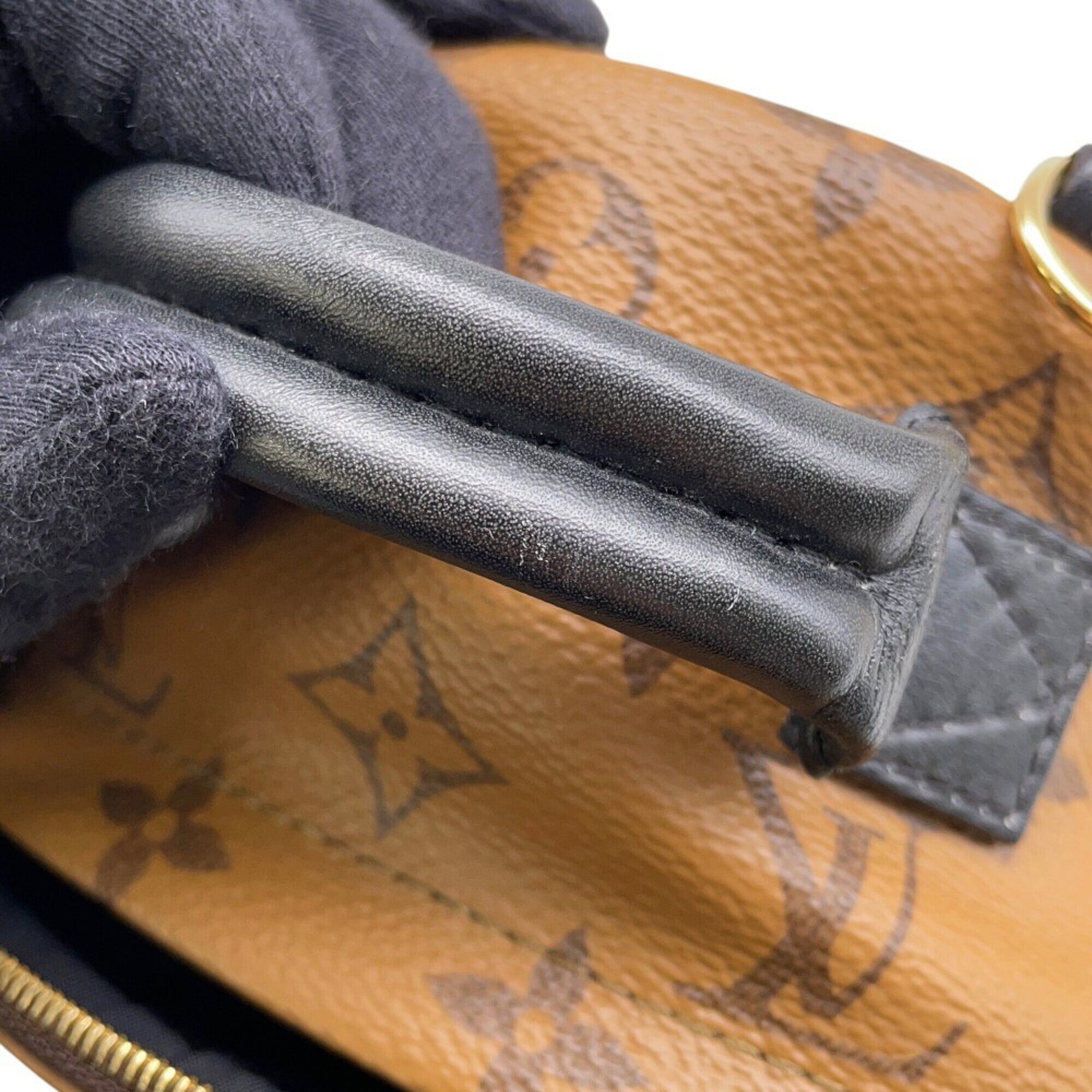 Louis Vuitton Monogram Reverse Brown Noir Monogram Reverse Monogram Backpack (Pre-Owned)
