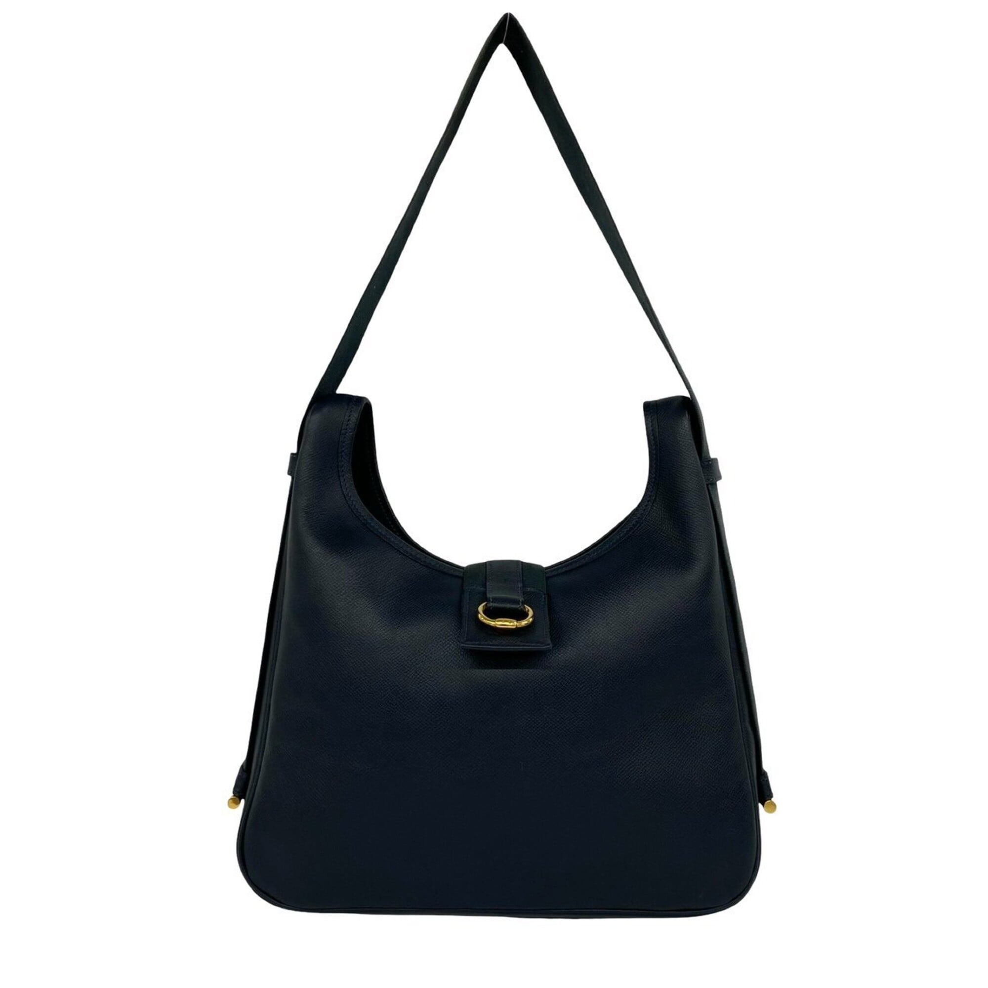 Hermes Navy Courchevel Leather Crossbody Bag Shoulder Bag (Pre-Owned)