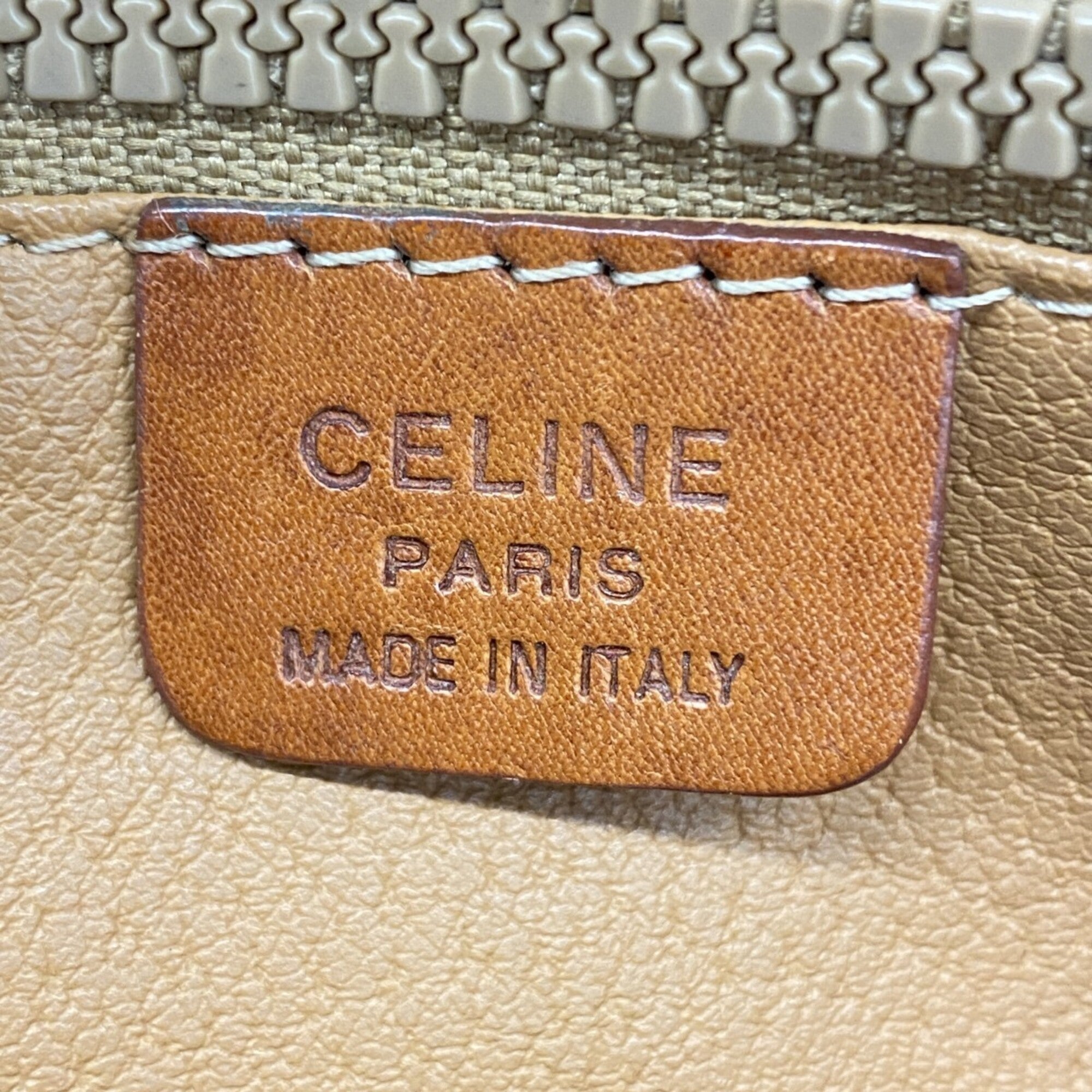 Celine Brown Pvc Tote Bag (Pre-Owned)