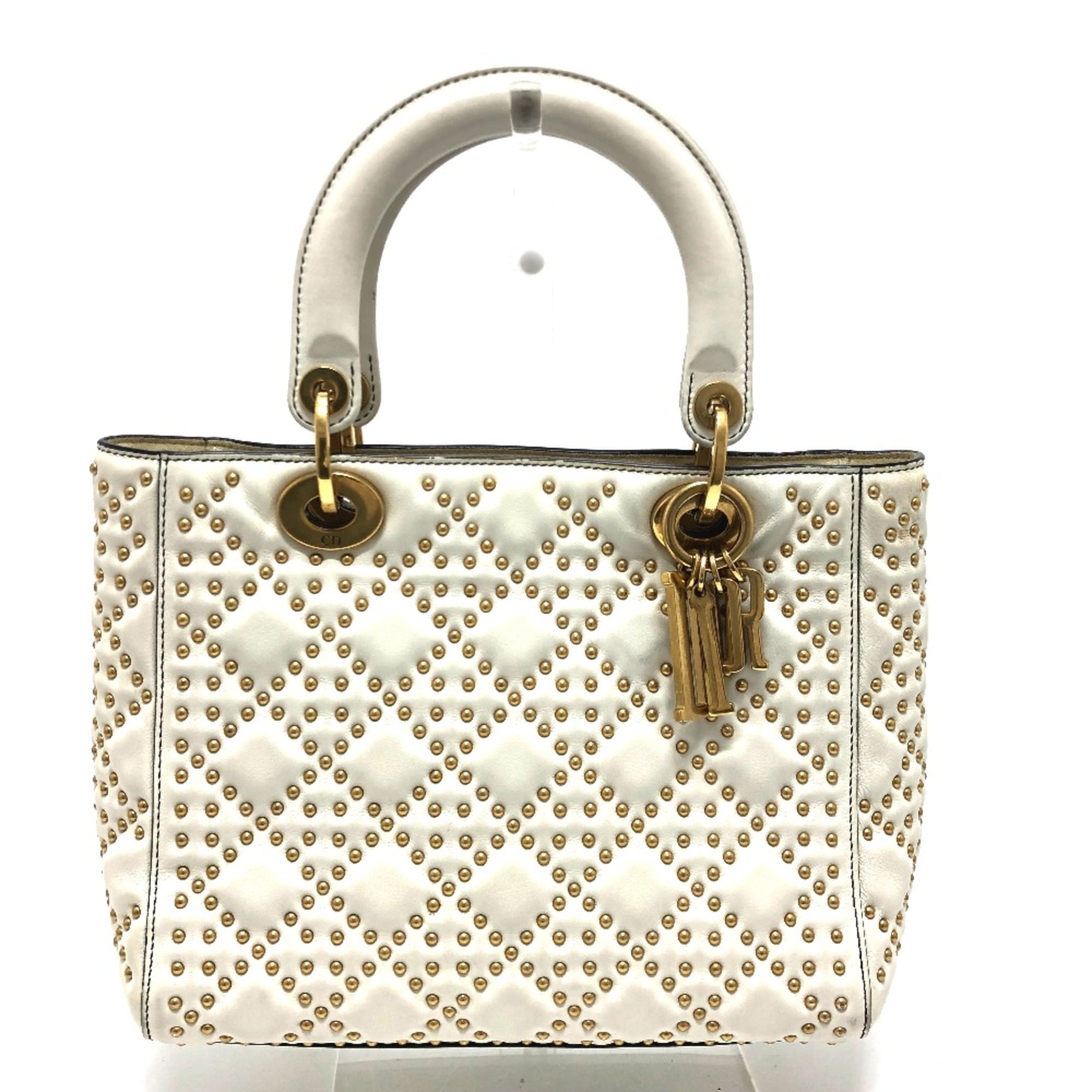 Christian Dior White Leather Handbag (Pre-Owned)