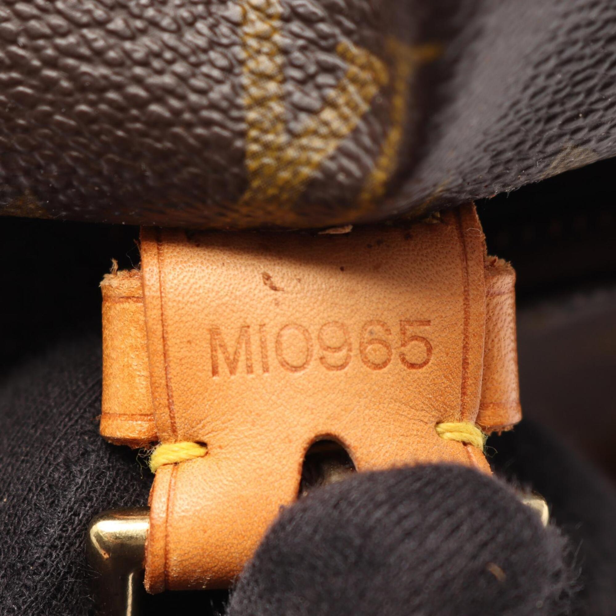 Louis Vuitton Brown Monogram Monogram Leather Backpack (Pre-Owned)