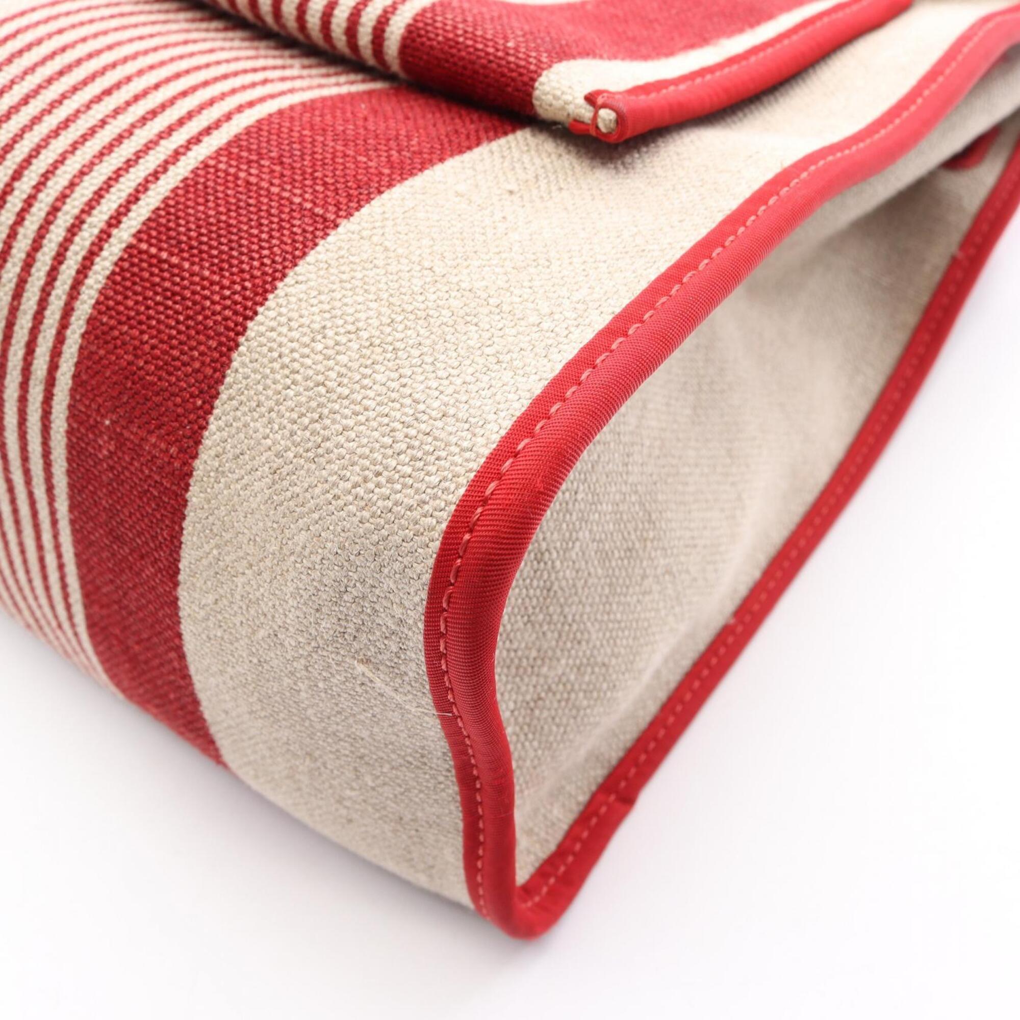 Hermes Beige Bordeaux Ficelle Handbag Pouch (Pre-Owned)