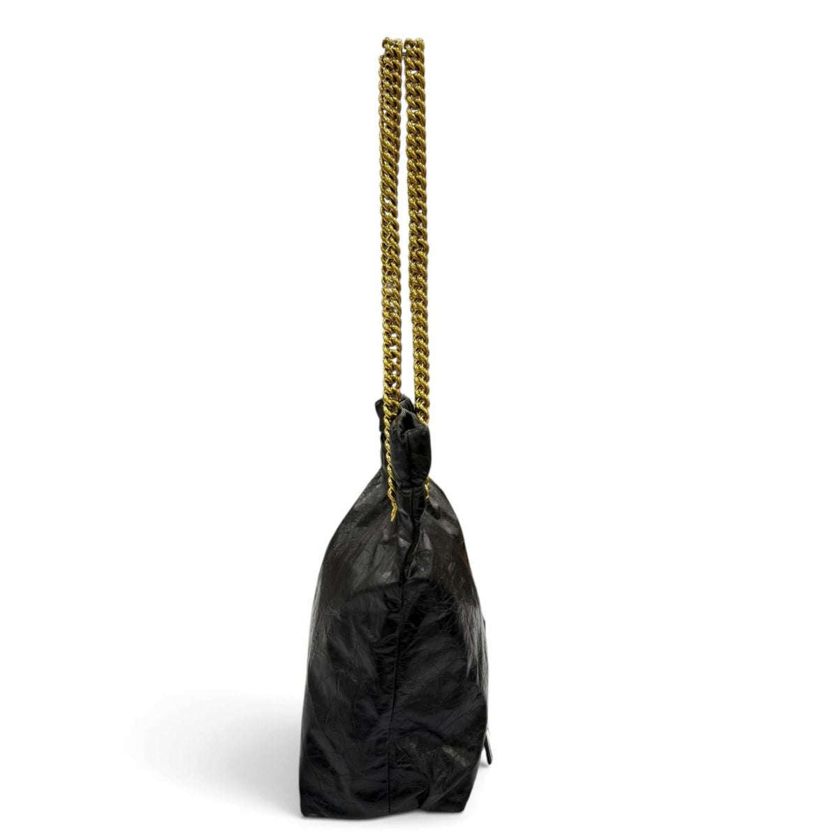 Balenciaga Black Leather Shoulder Bag Tote Bag (Pre-Owned)
