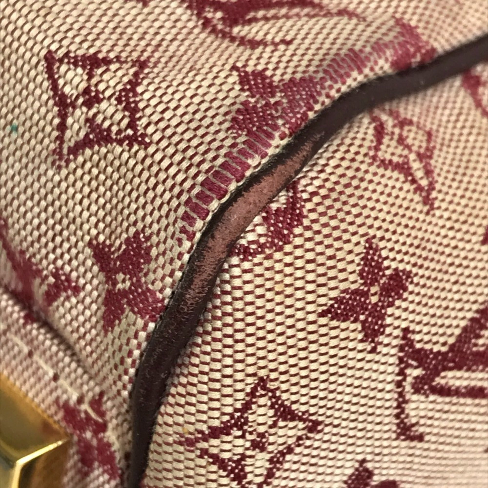 Louis Vuitton Cerise Red Color Monogram Mini Boston Bag Handbag (Pre-Owned)