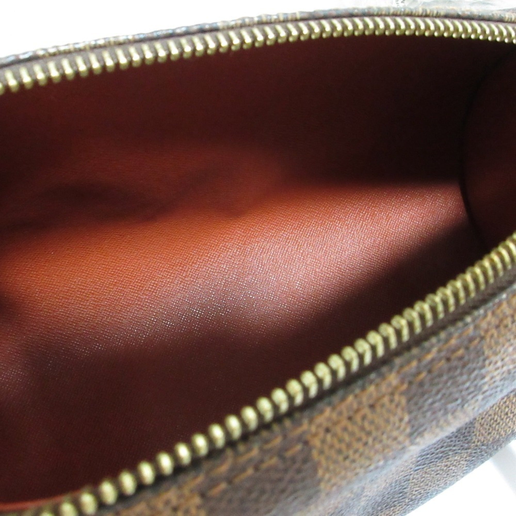 Louis Vuitton Brown Galle Damier Canvas Handbag (Pre-Owned)