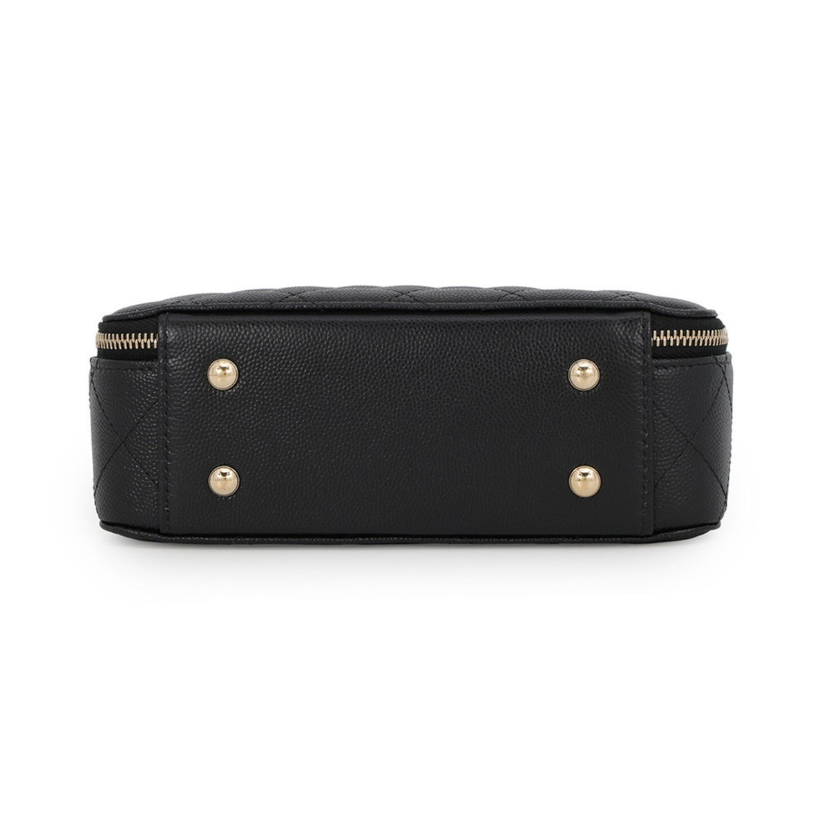 Chanel Matelasse Black Grained Calfskin Handbag Shoulder Bag (Pre-Owned)