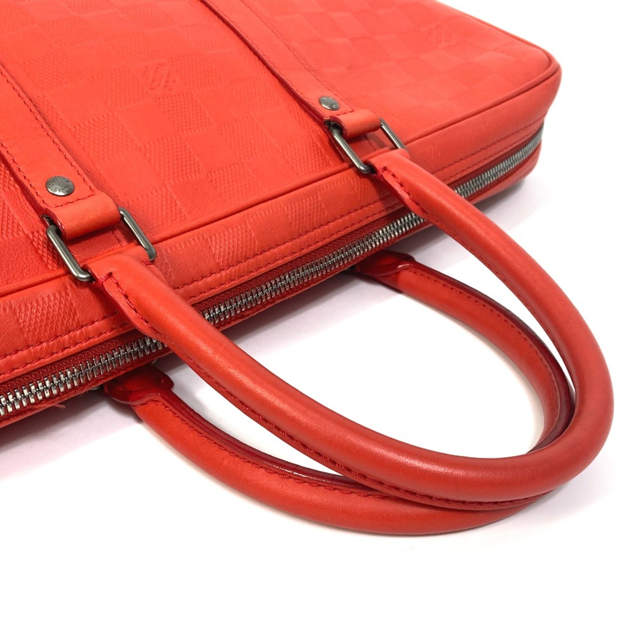 Louis Vuitton Orange Other Briefcase (Pre-Owned)