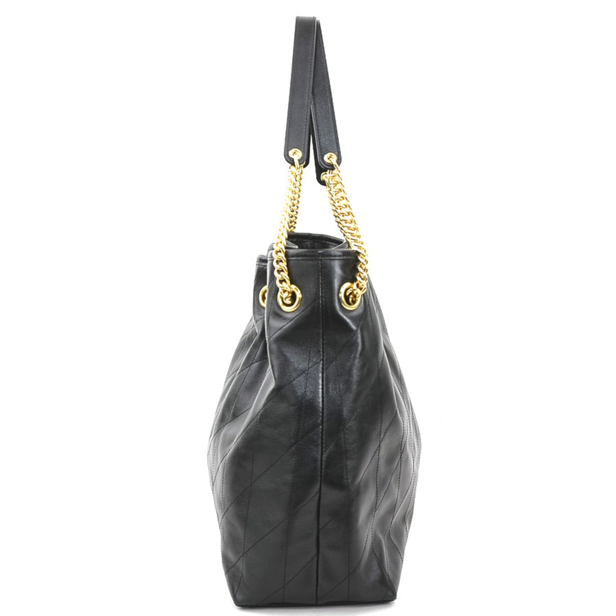 Coach Black Leather Shoulder Bag (Pre-Owned)