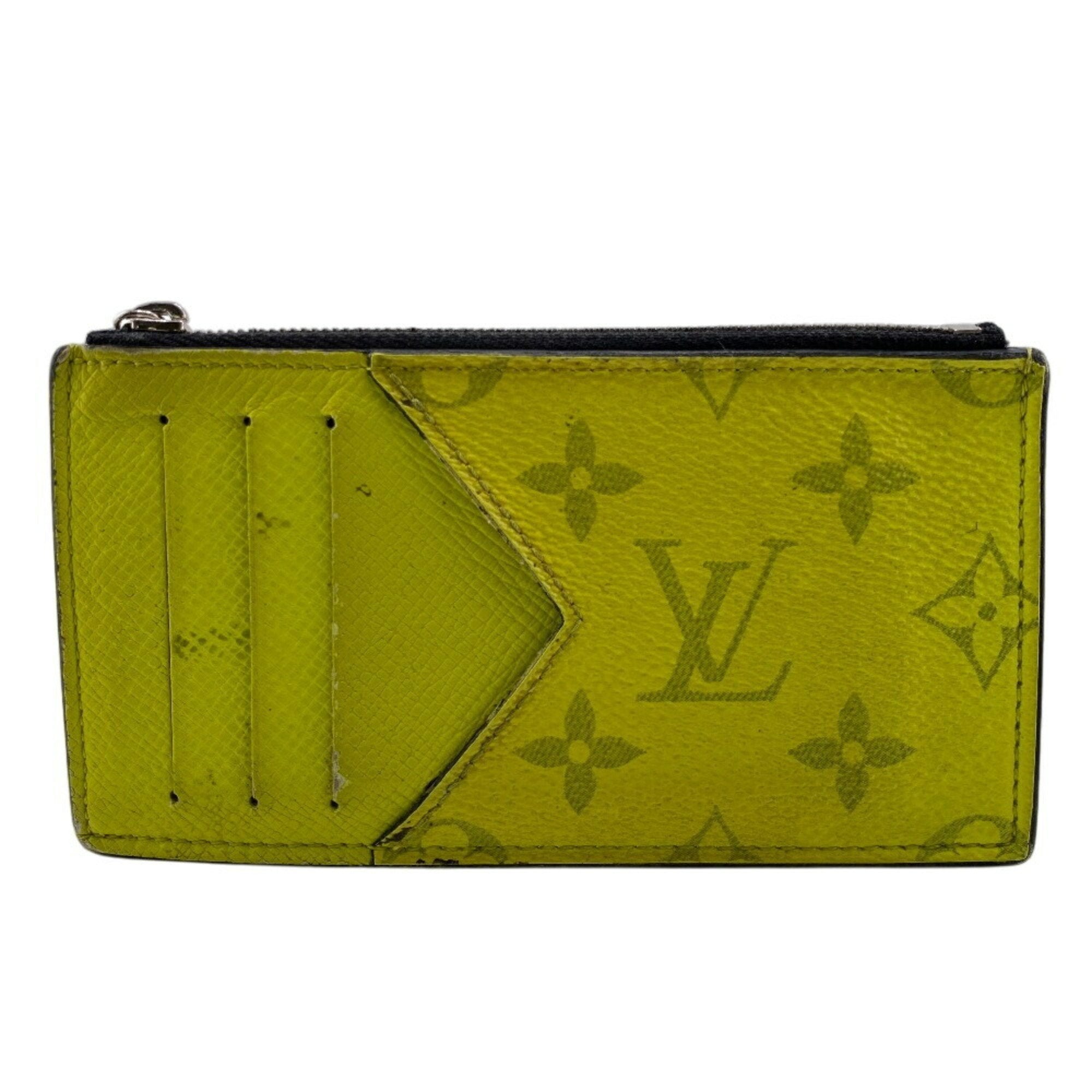 Louis Vuitton Yellow Taigarama Wallet (Bi-Fold) (Pre-Owned)