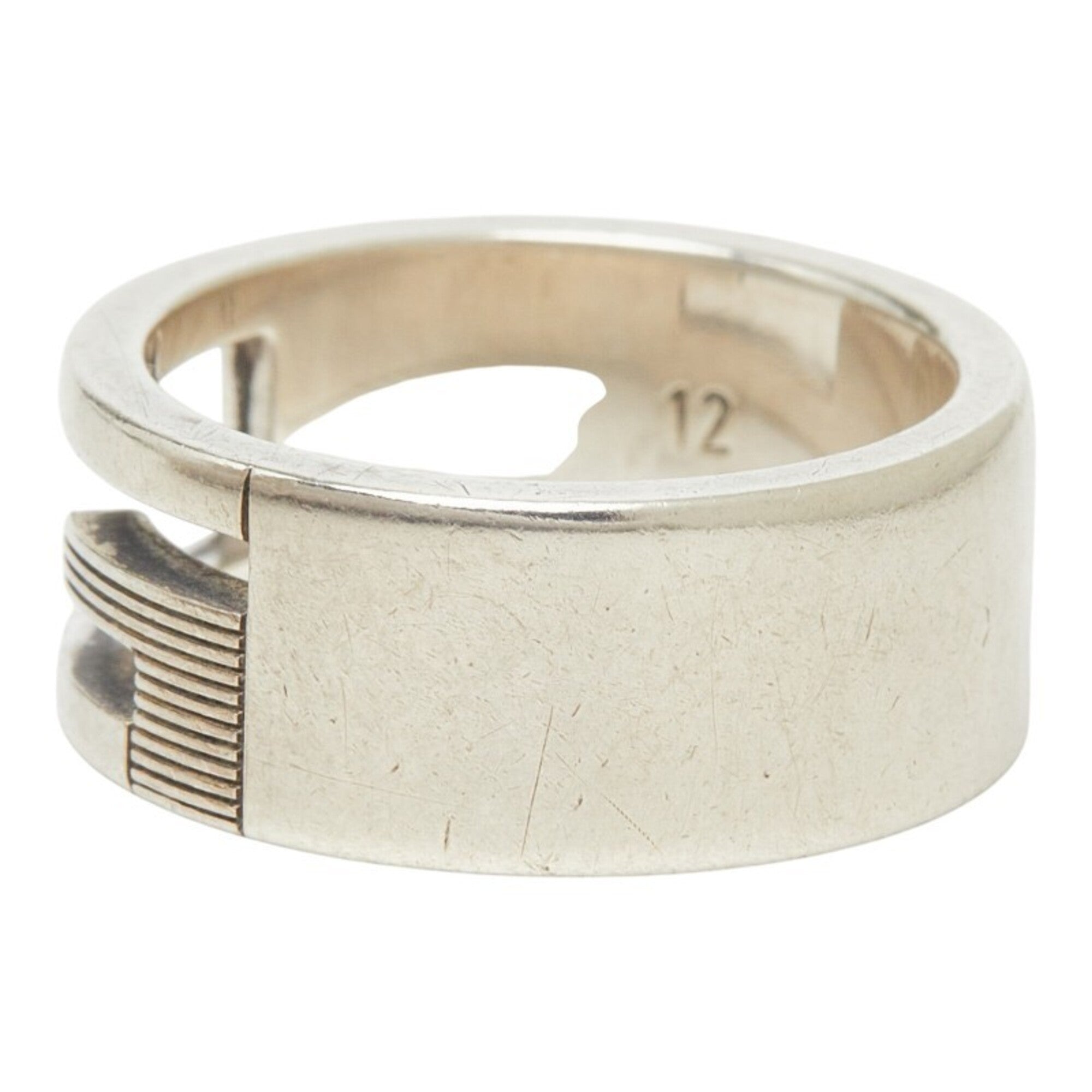 Gucci Silver 925 Band Ring (Pre-Owned)