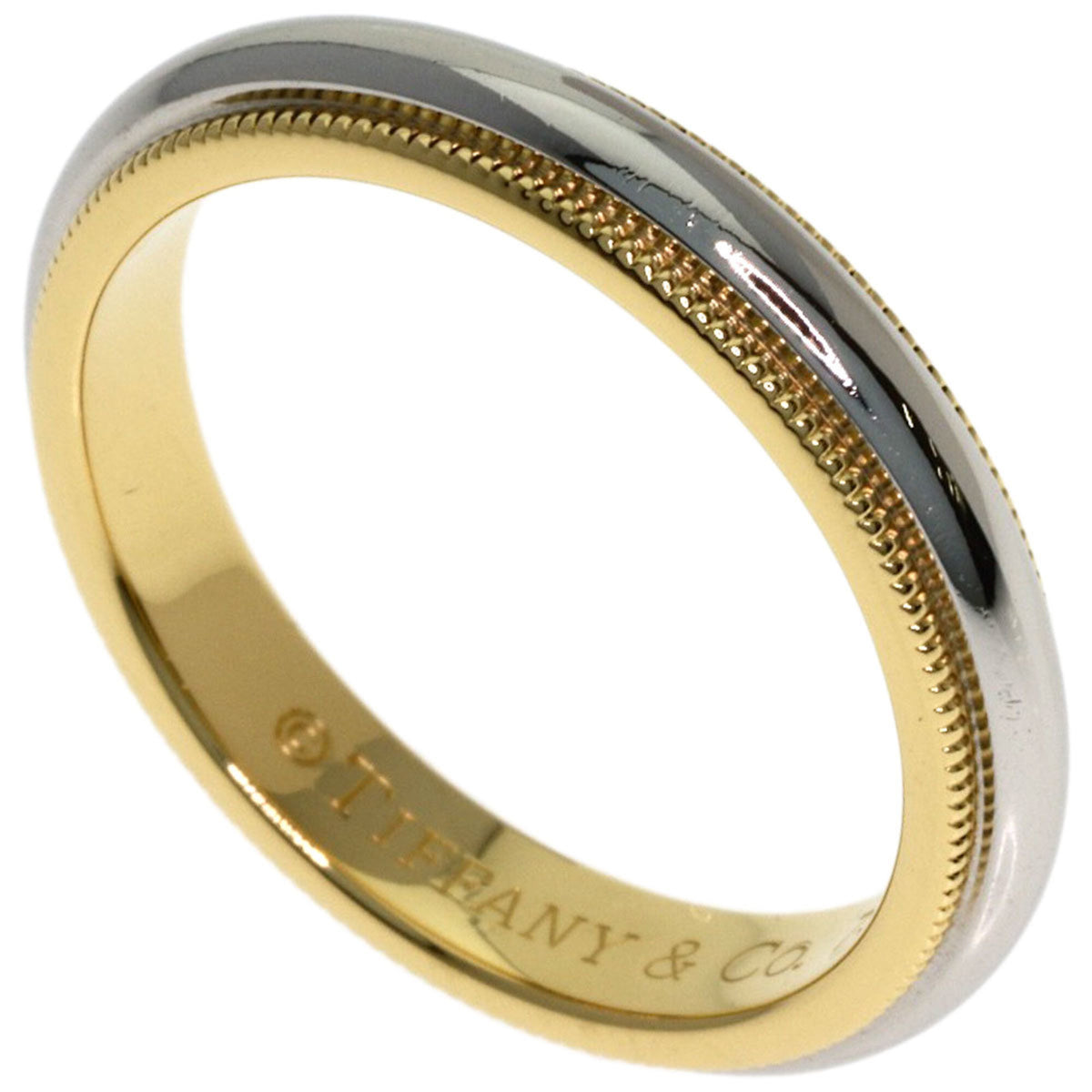Tiffany Yellow Gold (18K) Platinum 950 Band Ring (Pre-Owned)