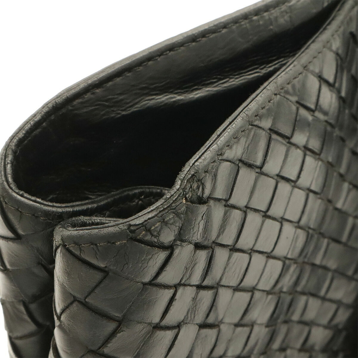 Bottega Veneta Black Intrecciato Tote Bag (Pre-Owned)