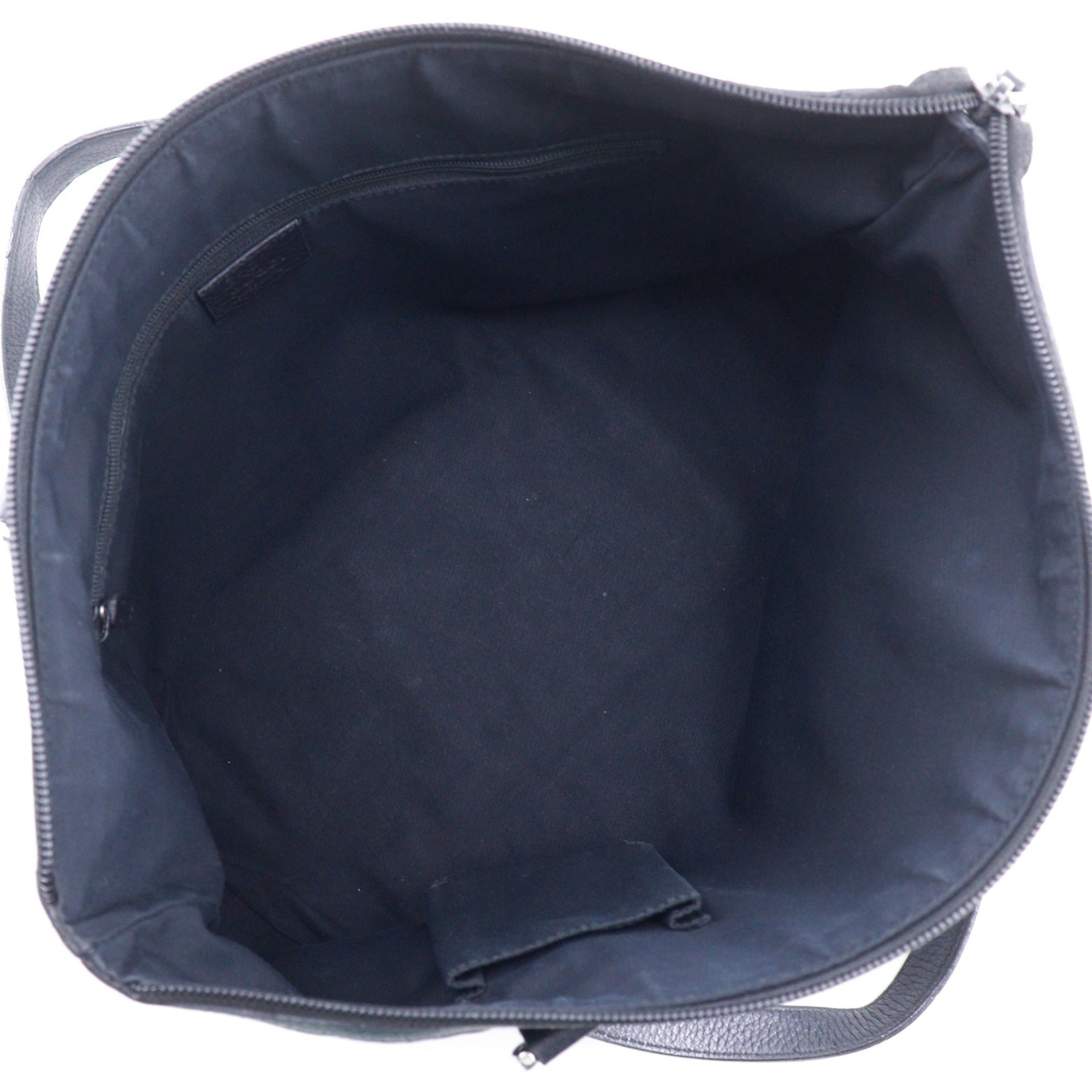 Gucci Black Nylon Canvas Tote Bag (Pre-Owned)