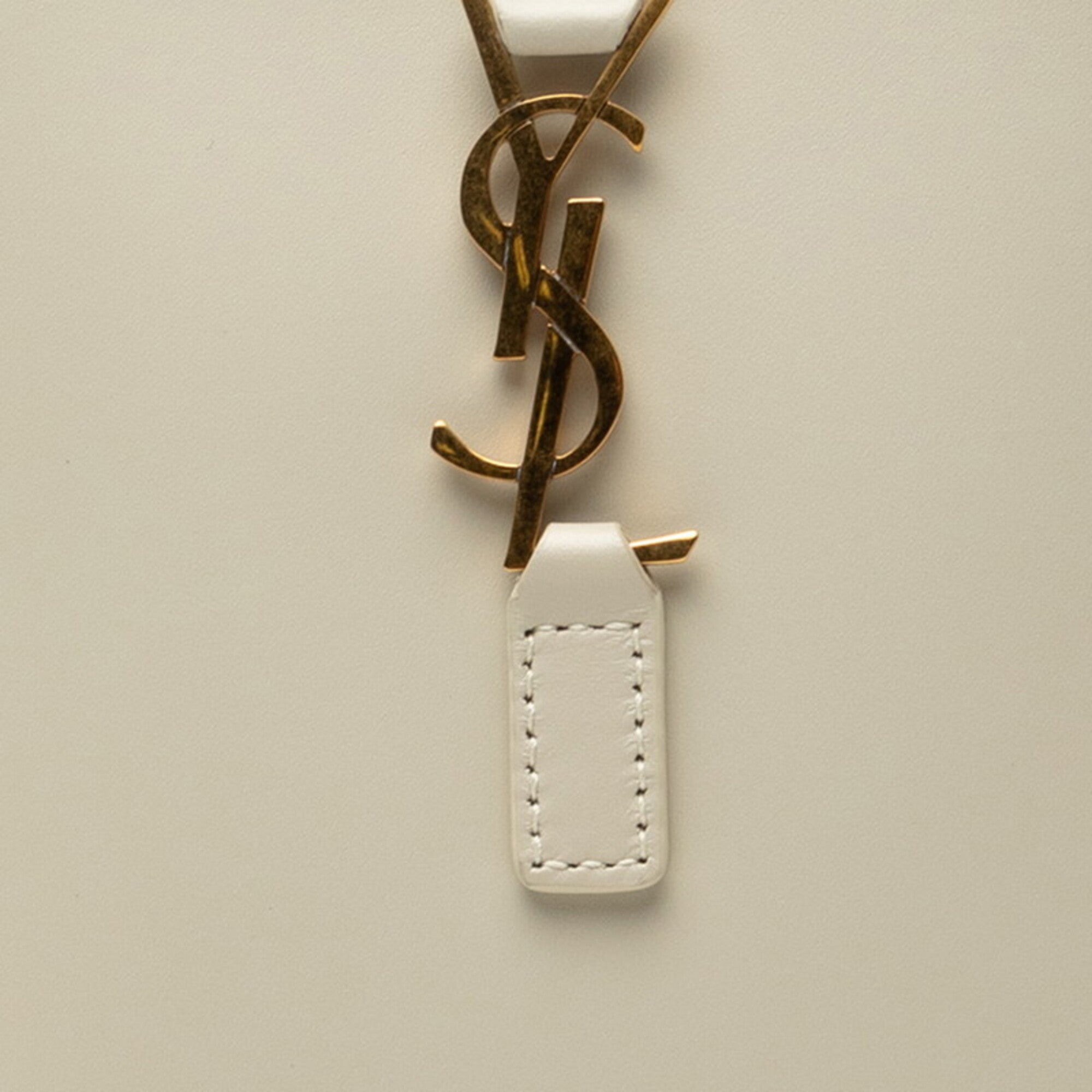 Saint Laurent White Leather Shoulder Bag (Pre-Owned)