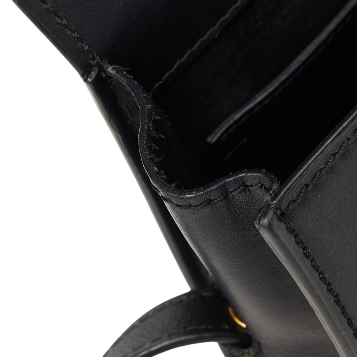 Saint Laurent Black Leather Shoulder Bag (Pre-Owned)