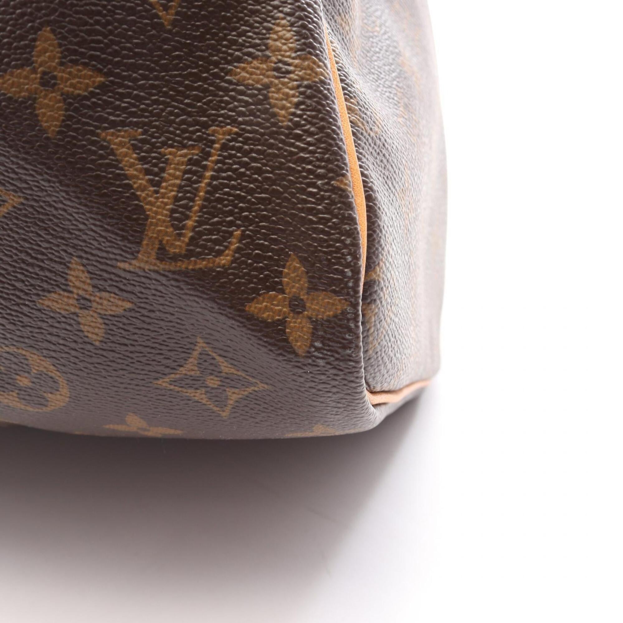 Louis Vuitton Brown Pvc Leather Handbag (Pre-Owned)